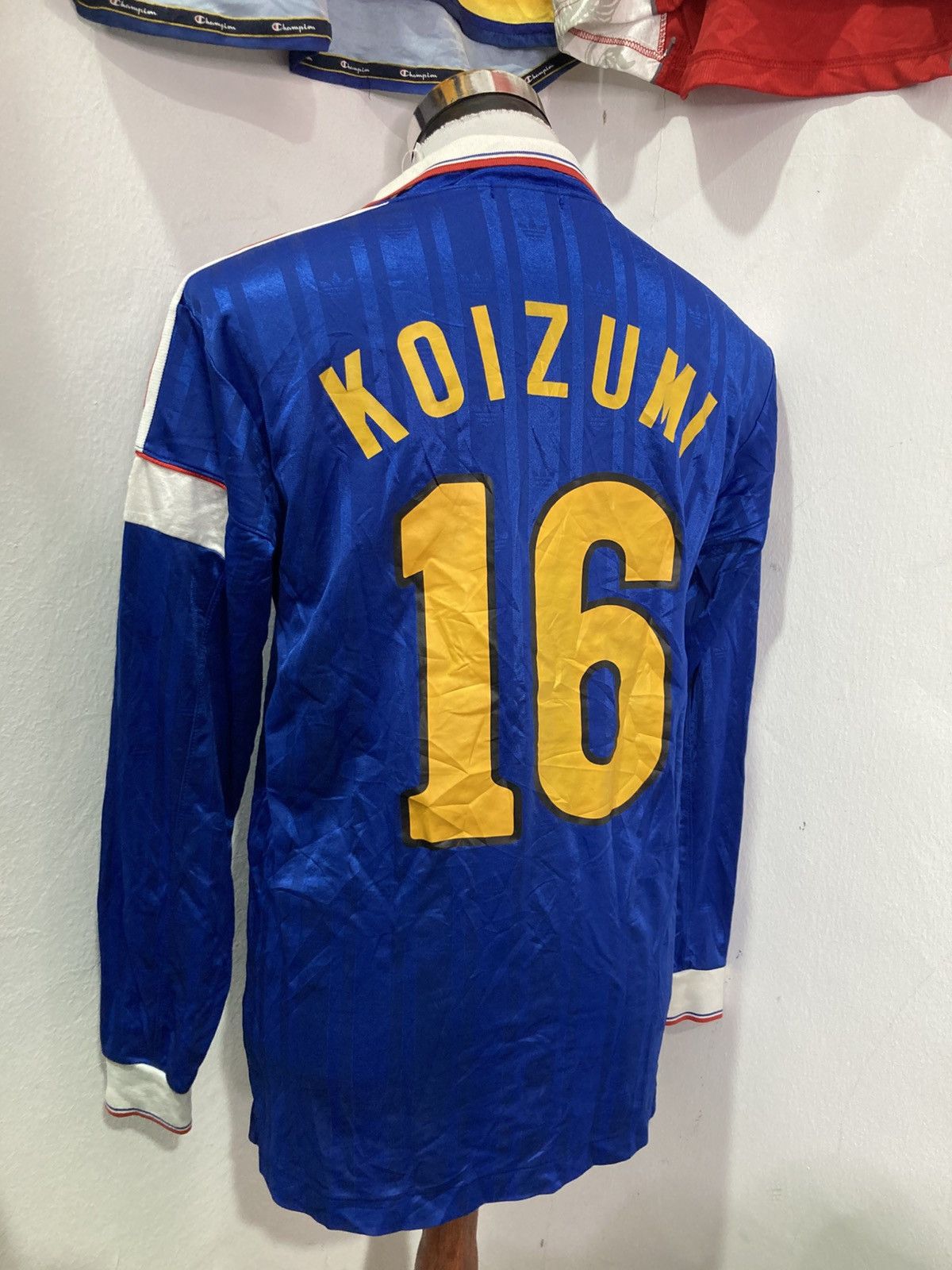 Adidas Matchworn Adidas Vintage Yokohama Marinos Jersey 1989 Size US L / EU 52-54 / 3 - 6 Thumbnail