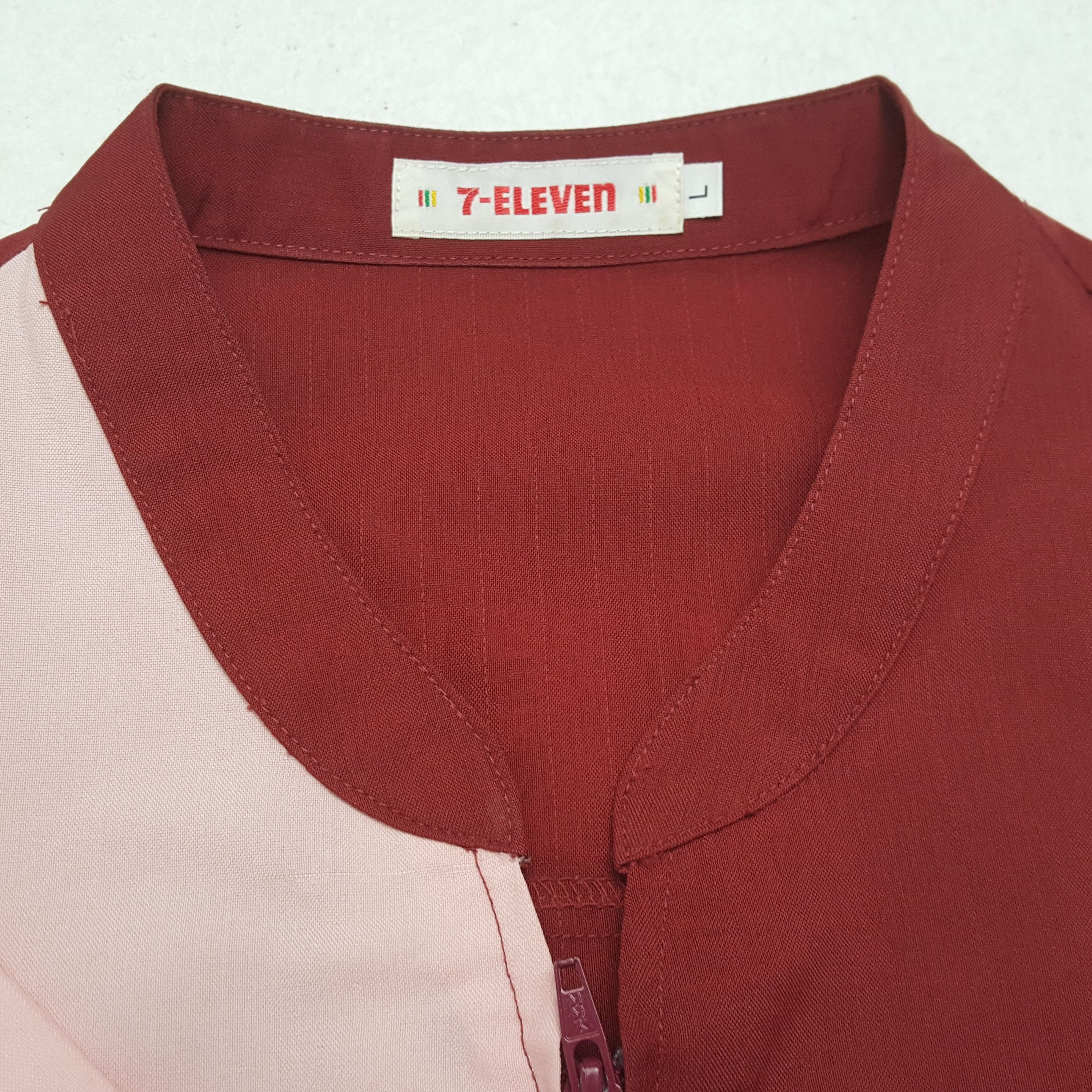 Japanese Brand × Vintage Vintage 7-ELEVEn Japanese Workers Uniform Shirt Jacket Size US L / EU 52-54 / 3 - 9 Thumbnail