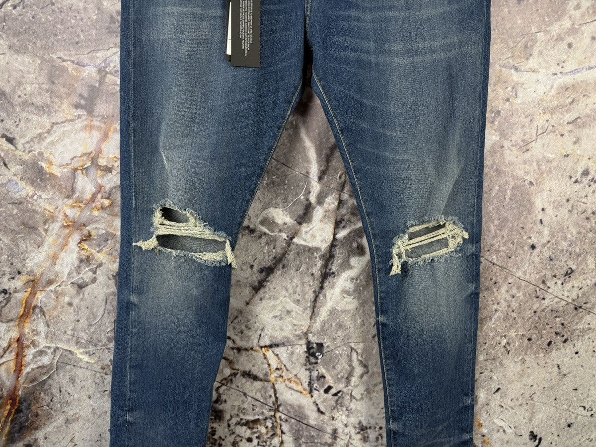 Represent Clo. Represent Distressed Skinny Jeans Blue Ripped Denim Slim Fit Size US 32 / EU 48 - 3 Thumbnail