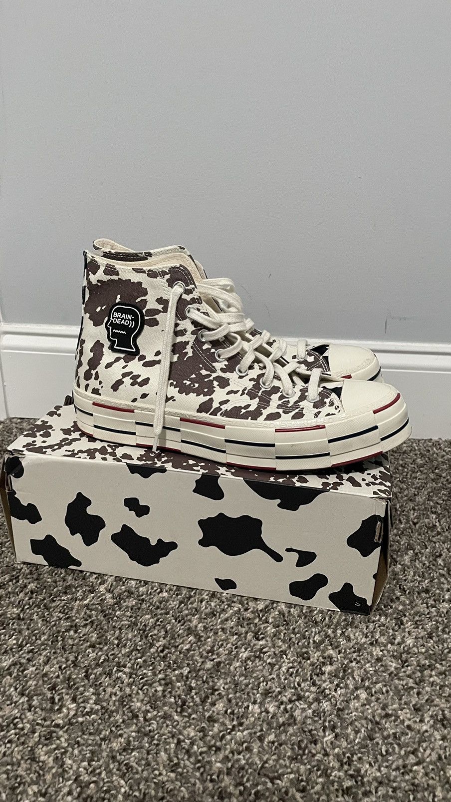 Brain Dead Braindead cow converse Size US 10 / EU 43 - 1 Thumbnail