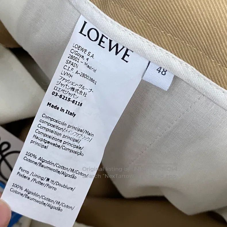 Loewe Loewe Casual trousers work pants embroidered logo Size US 32 / EU 48 - 5 Thumbnail