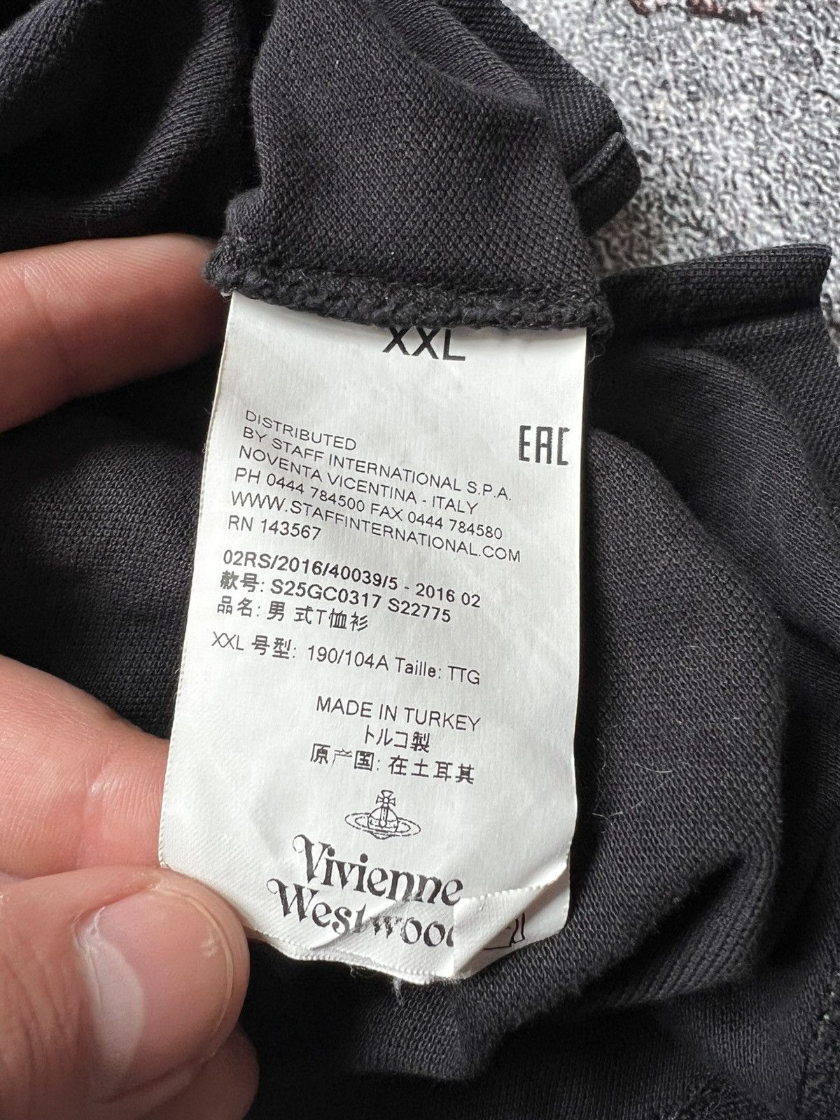 Vivienne Westwood VIVIENNE WESTWOOD Polo Shirt Black Size XXL Size US XXL / EU 58 / 5 - 5 Thumbnail