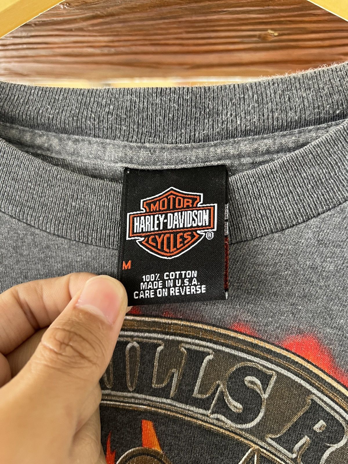 Harley Davidson Vintage y2k harley davidson flame shirt Size US M / EU 48-50 / 2 - 3 Thumbnail
