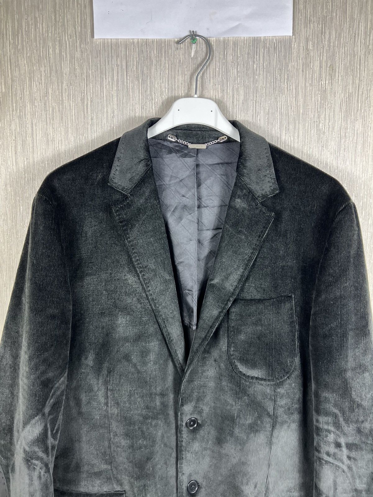 Dirk Bikkembergs Archive Dirk Bikkembergs corduroy black blazer jacket pocket Size US L / EU 52-54 / 3 - 5 Thumbnail