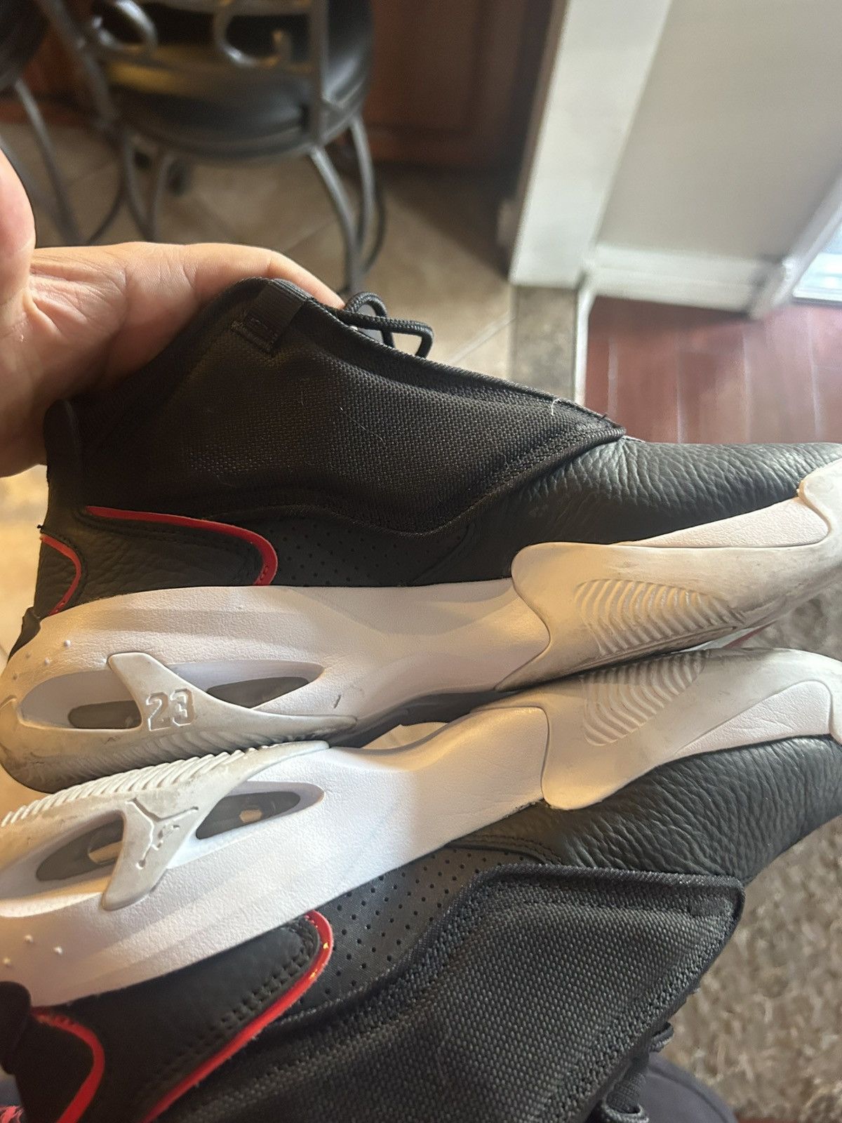 Jordan Brand AJ Aura Max 4 Bred Size US 9.5 / EU 42-43 - 5 Thumbnail