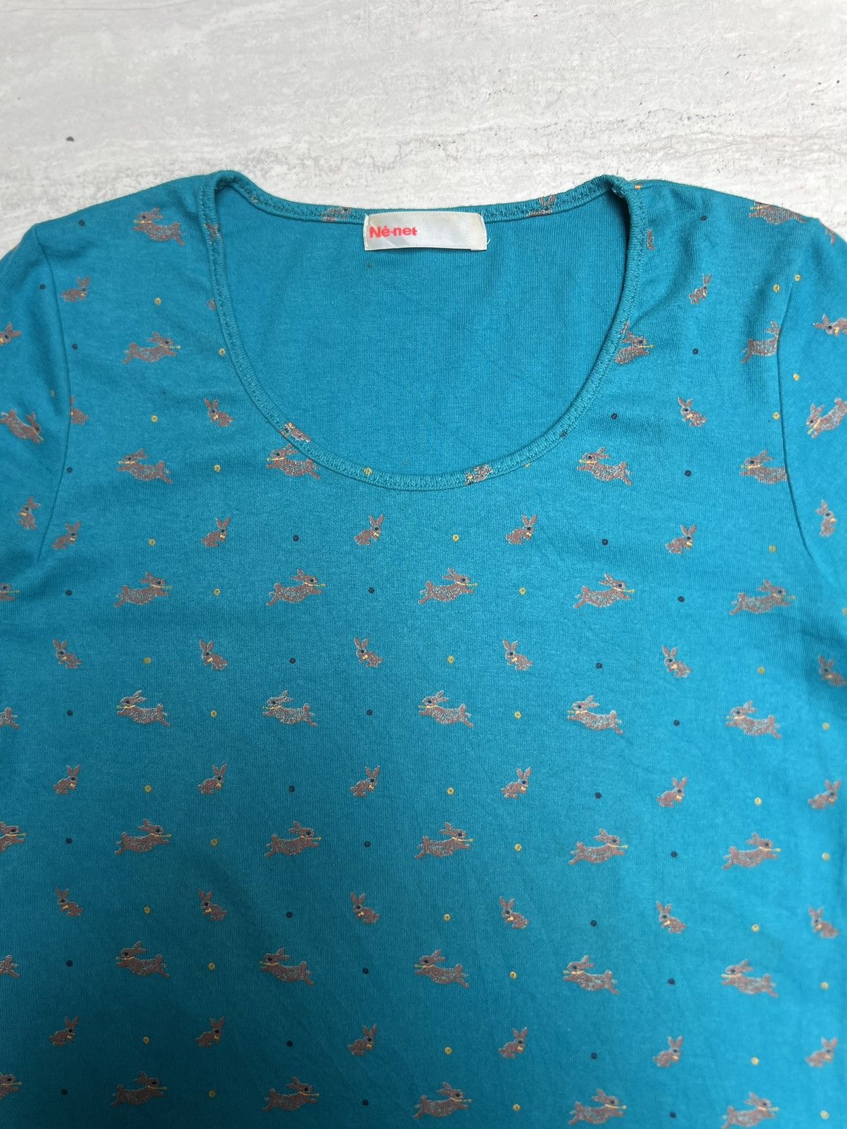 Ne-Net NE-NET Issey Miyake Rabbit Motive T-shirt Size US XS / EU 42 / 0 - 8 Thumbnail