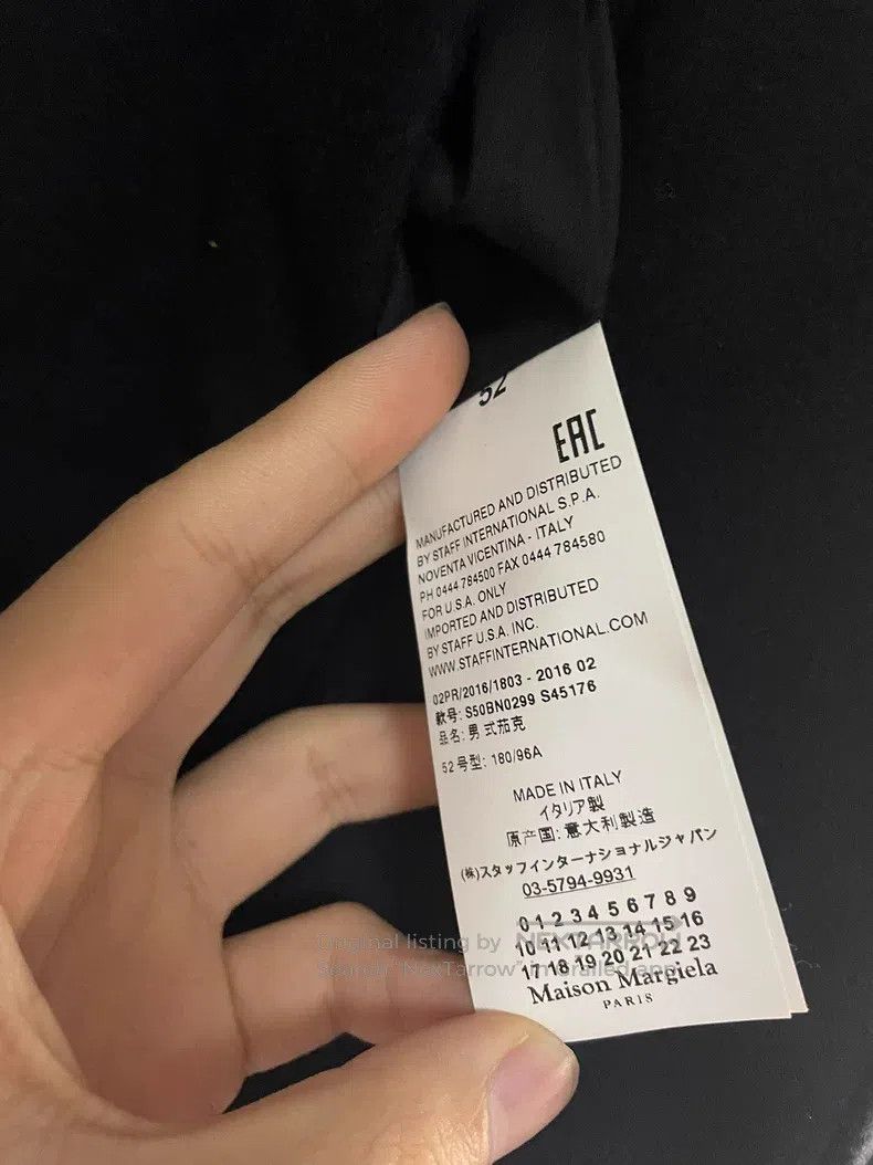 Maison Margiela Maison Margiela Collarless suit Size US L / EU 52-54 / 3 - 4 Thumbnail