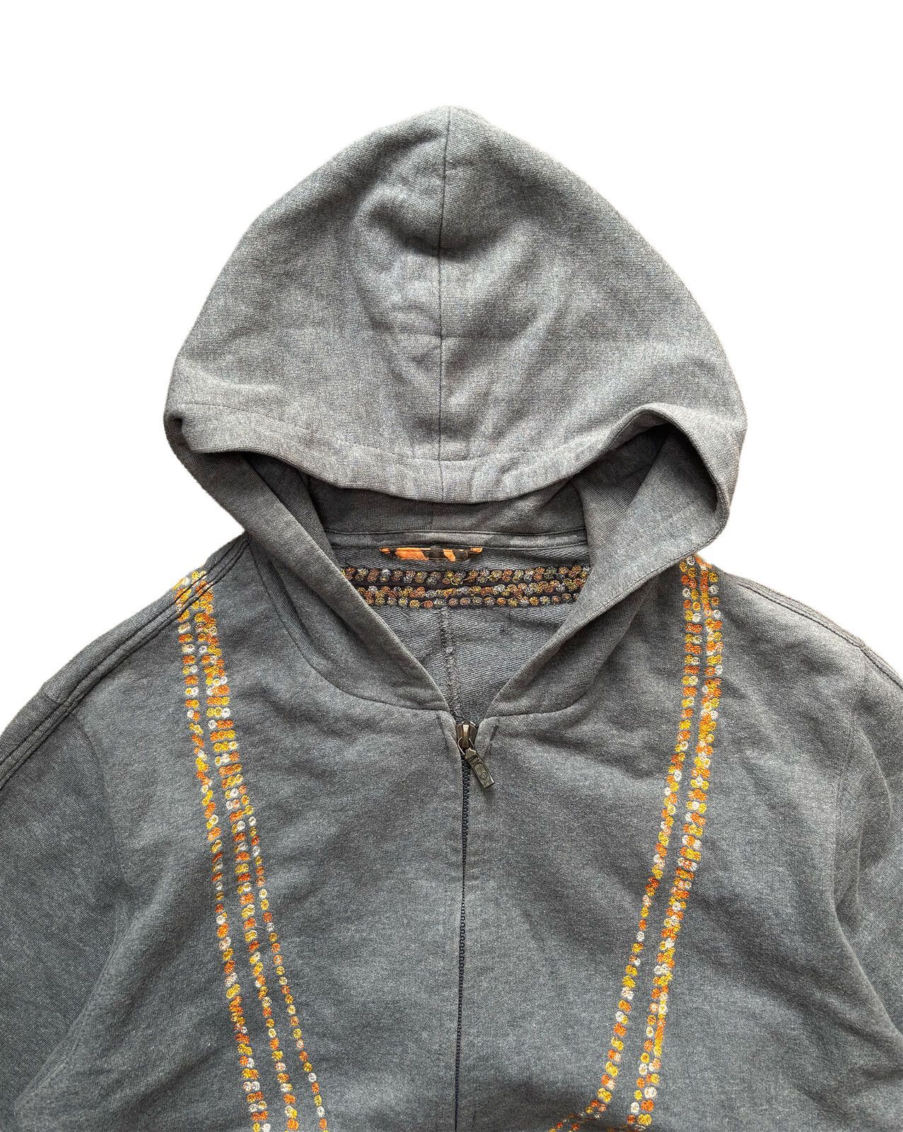 Maharishi Maharishi Embroidered Hoodie Tibetan Design Khaki S Size US S / EU 44-46 / 1 - 2 Thumbnail