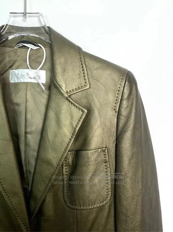 Other MaxMara Green Men's Cotton Jacket . Size US S / EU 44-46 / 1 - 3 Thumbnail