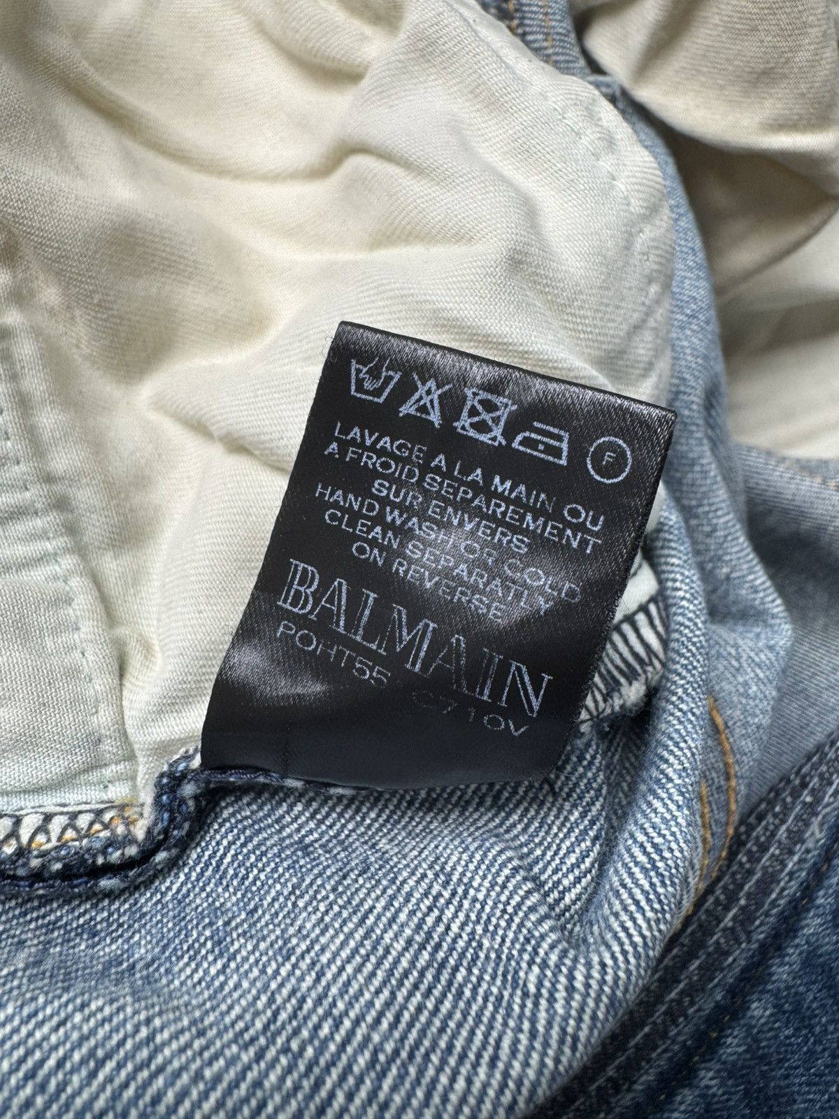 Balmain Biker jeans 32 Size US 32 / EU 48 - 11 Thumbnail