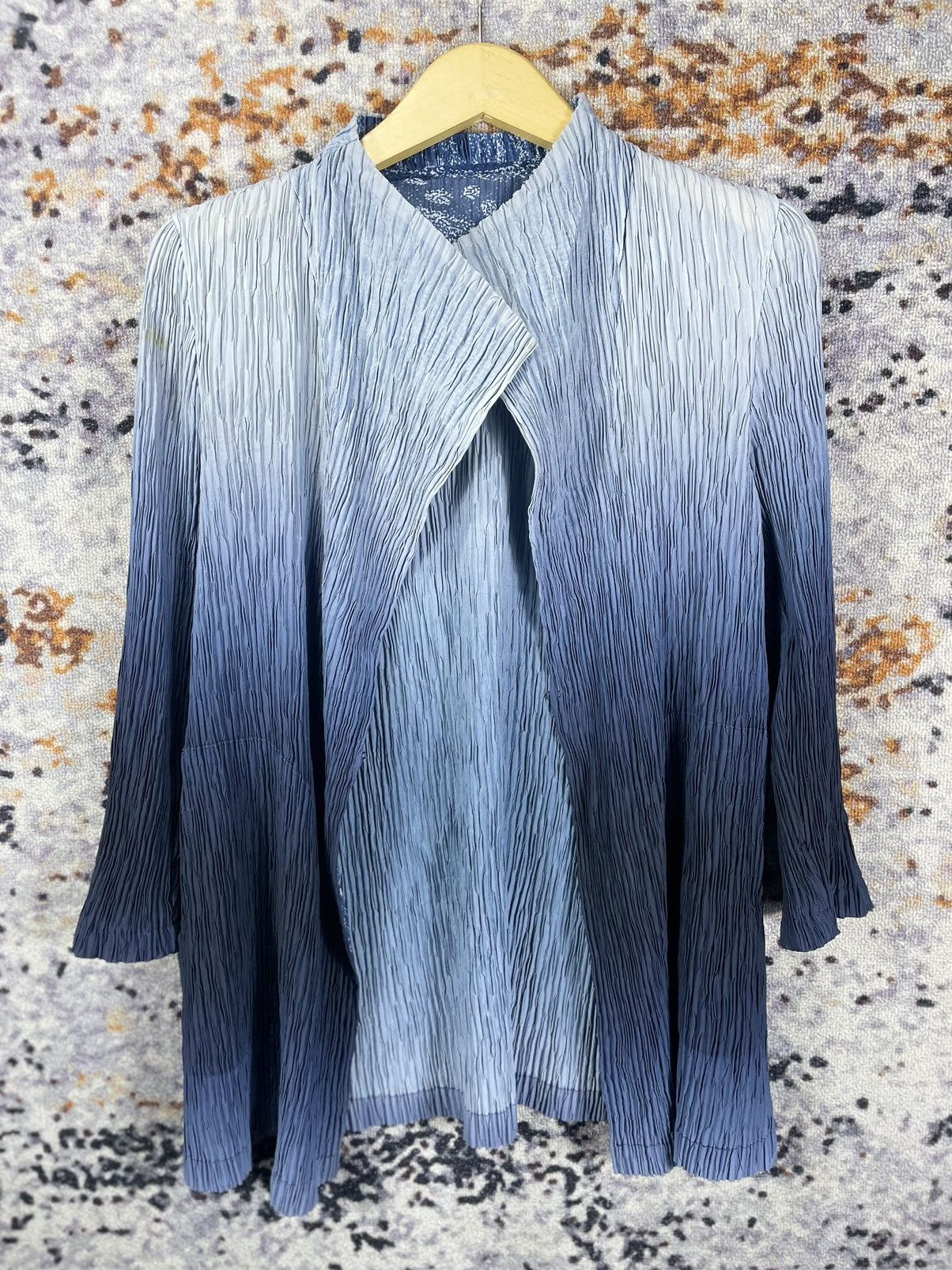 Issey Miyake × Japanese Brand × Yohji Yamamoto 2000s Undefined pleats Jacket Shirt ,Style outer issey Size US M / EU 48-50 / 2 - 1 Thumbnail