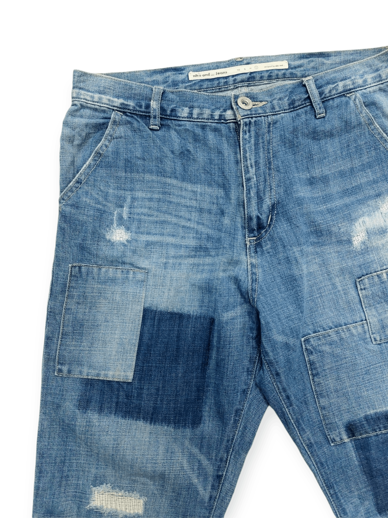 Other Japanese Niko And ... Patchwork Denim Size US 31 - 8 Thumbnail