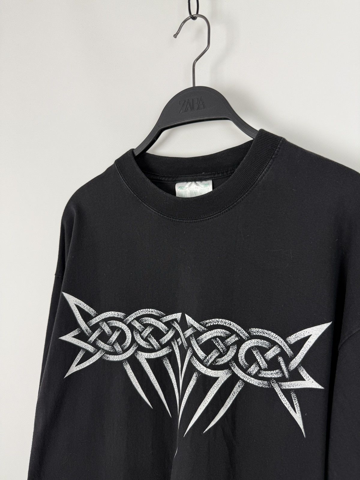 Vintage 1990’s Vintage Tribal Tattoo Graphic Long Sleeve Shirt Size US L / EU 52-54 / 3 - 2 Thumbnail