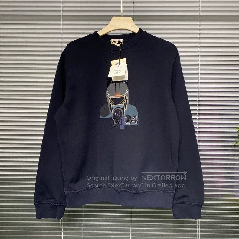 Hermes Hermes Crew neck sweatshirt with animal number print, fitt Size US L / EU 52-54 / 3 - 1 Thumbnail