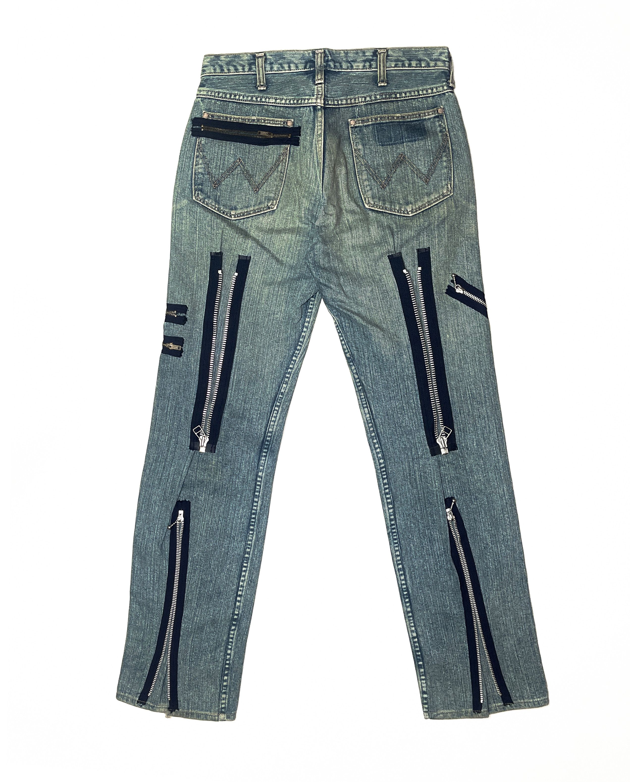 Number (N)ine Number Nine SS00 Bondage Zip w30l32 Size US 32 / EU 48 - 2 Thumbnail