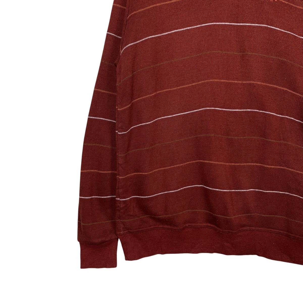 Kansai Yamamoto KANSAI YAMAMOTO Striped Single Pocket Sweatshirt #2397-C107 Size US L / EU 52-54 / 3 - 3 Thumbnail
