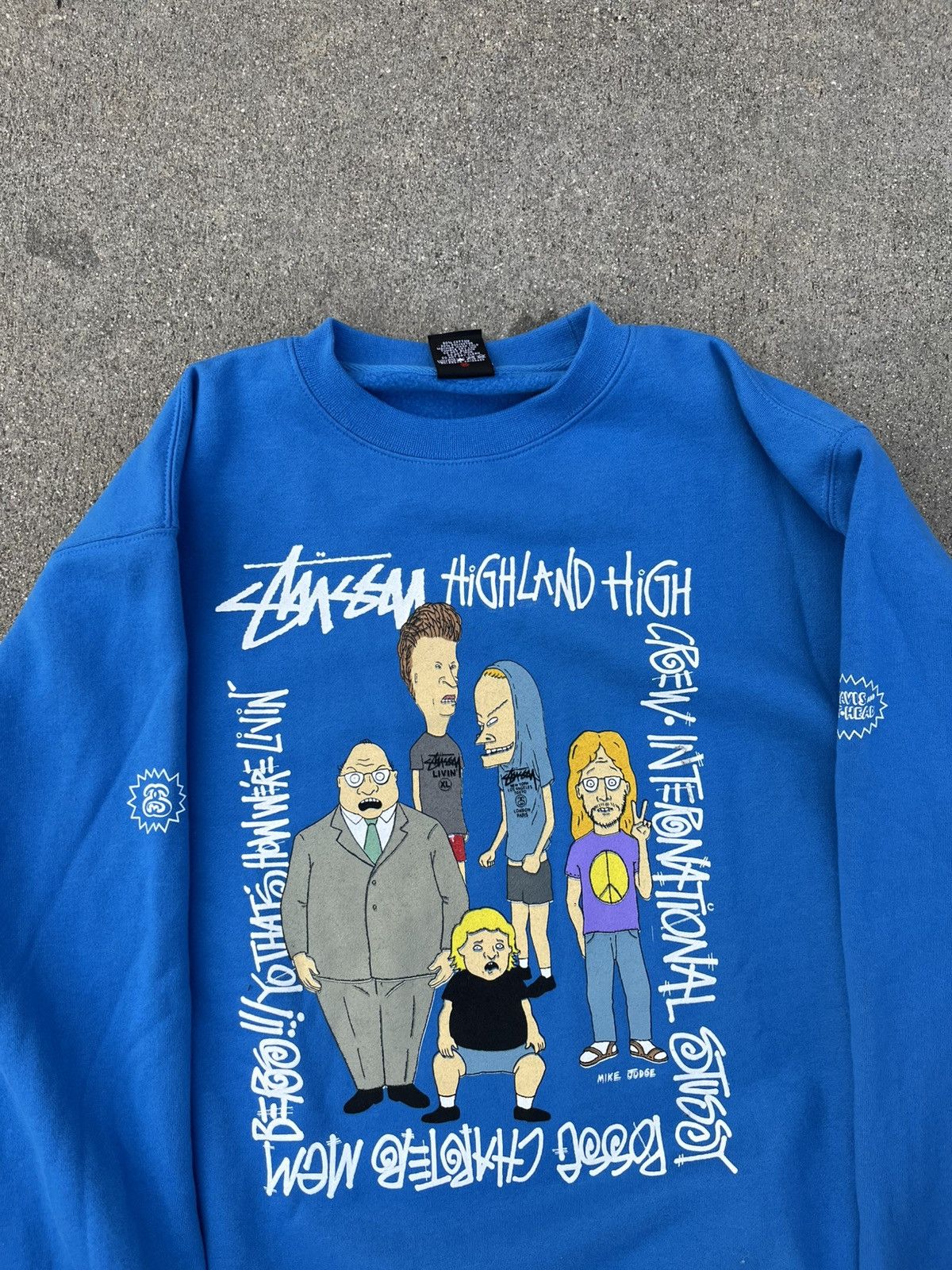 Stussy Stussy Beavis & Butthead Crewneck Size US M / EU 48-50 / 2 - 6 Thumbnail