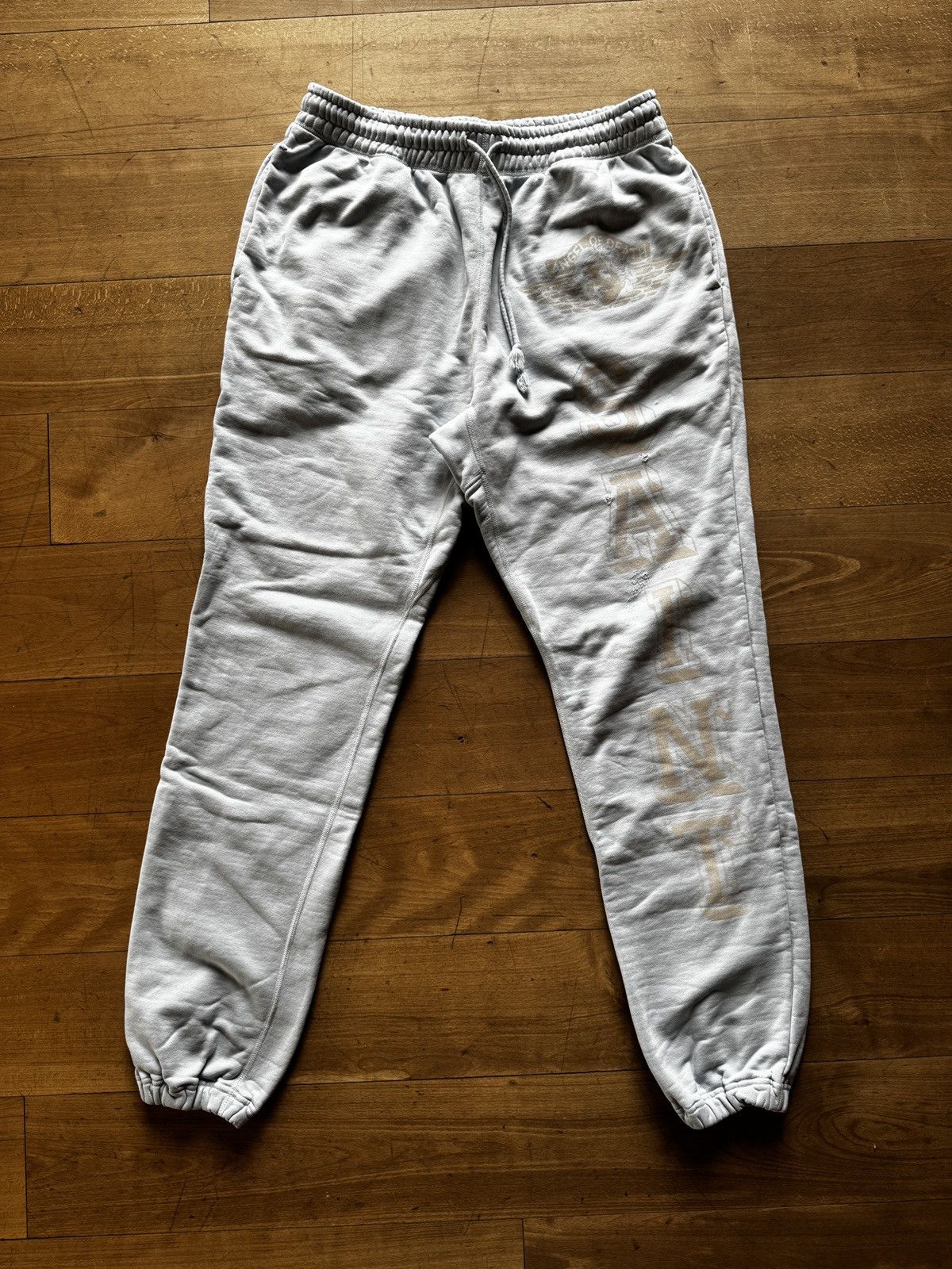 Saint Michael Angels Of Death Printed Cotton Joggers Size US 32 / EU 48 - 1 Thumbnail