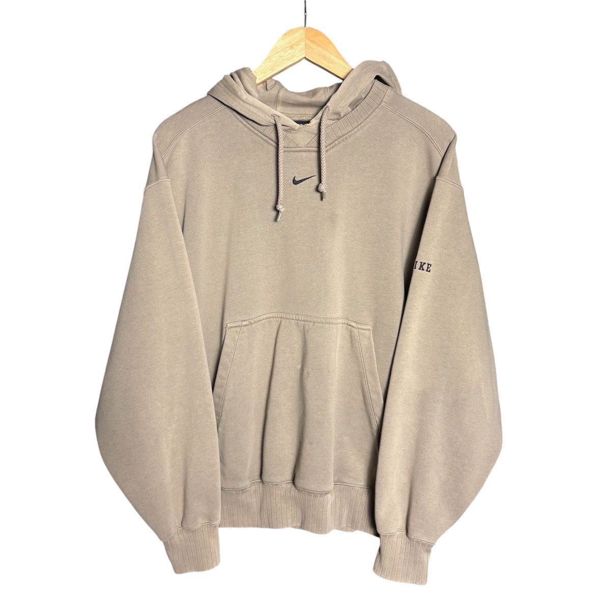 Nike × Vintage Vintage Nike Center Swoosh Hoodie Size US L / EU 52-54 / 3 - 1 Thumbnail