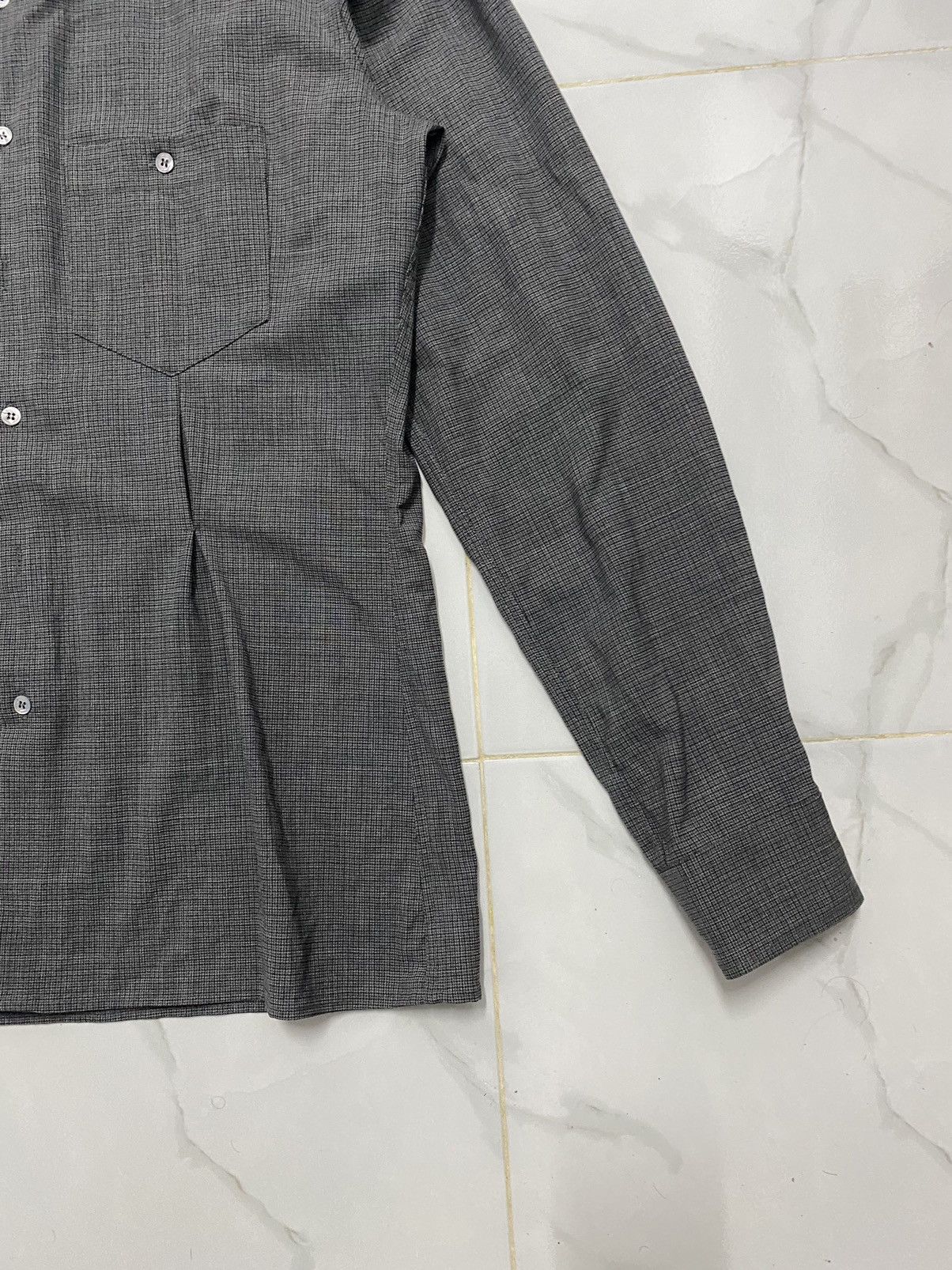Raf Simons Vintage Raf Simons Button up Wool Shirt Size US M / EU 48-50 / 2 - 5 Thumbnail