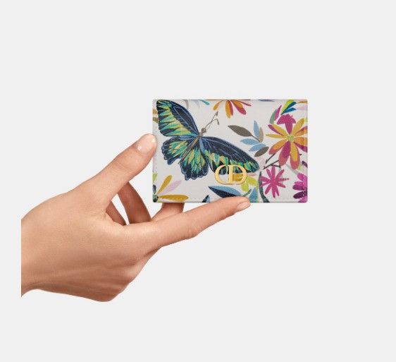 Dior o1w1db11024 Size: OS / Caro Glycine Wallet in Multicolor Size ONE SIZE - 6 Thumbnail