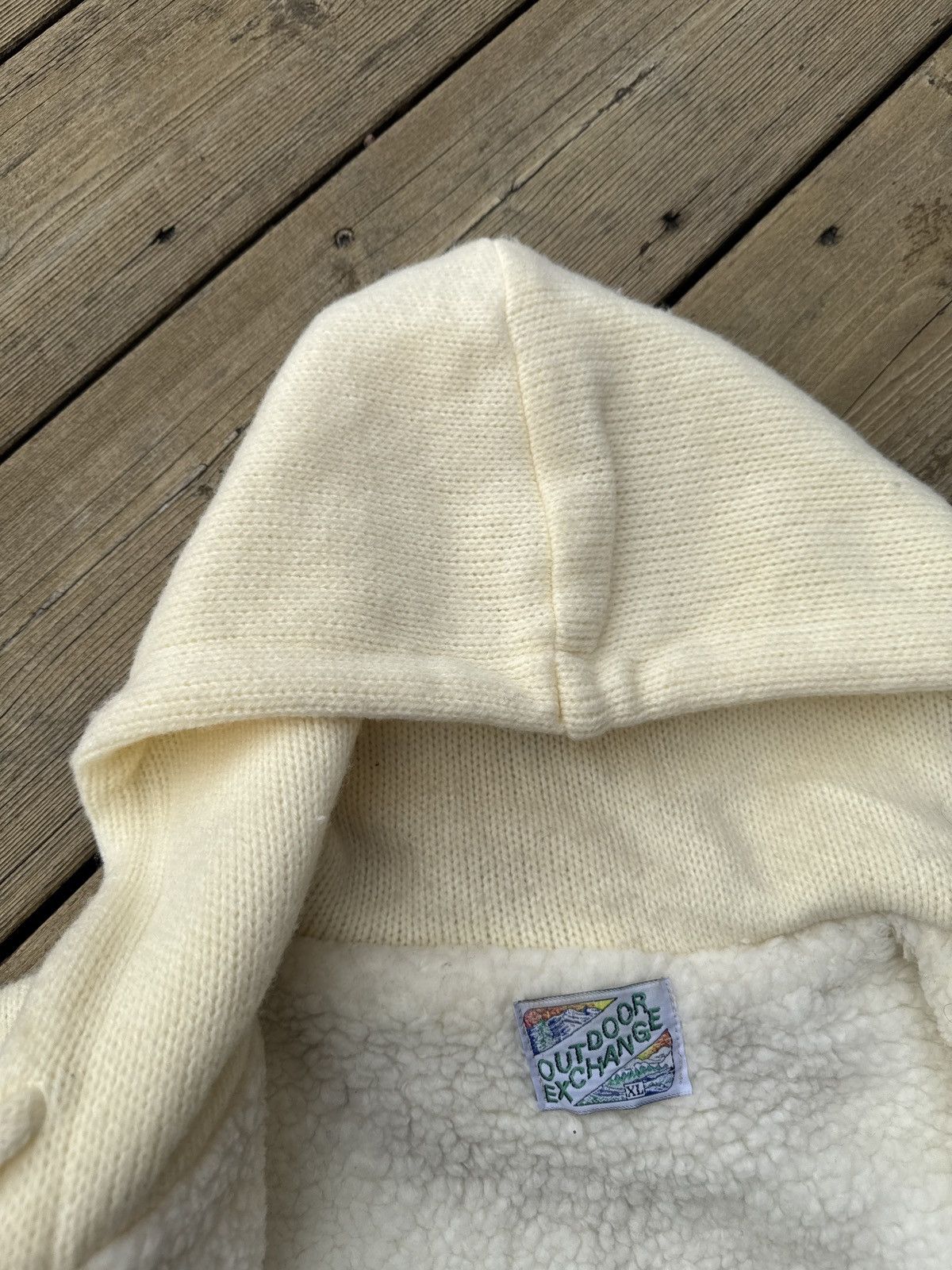 Vintage Vintage 80s Outdoor Exchange Sherpa Wool Blend Hoodie XL Size US XL / EU 56 / 4 - 13 Thumbnail