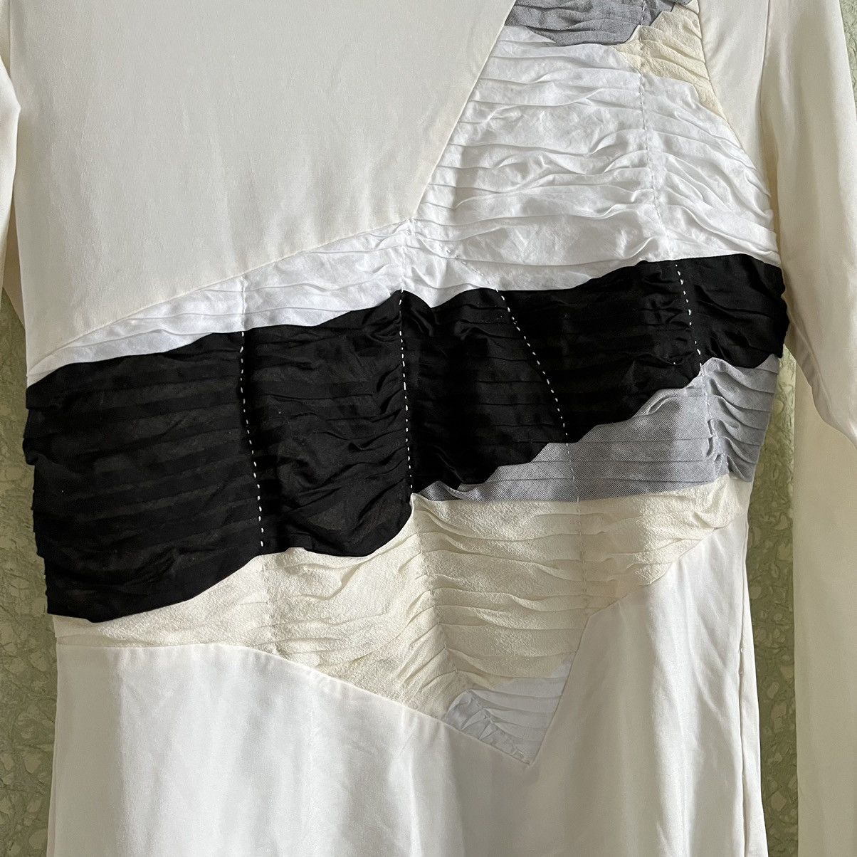 Jurgi Persoons SS02 Ruched Patch Top Size S / US 4 / IT 40 - 2 Thumbnail