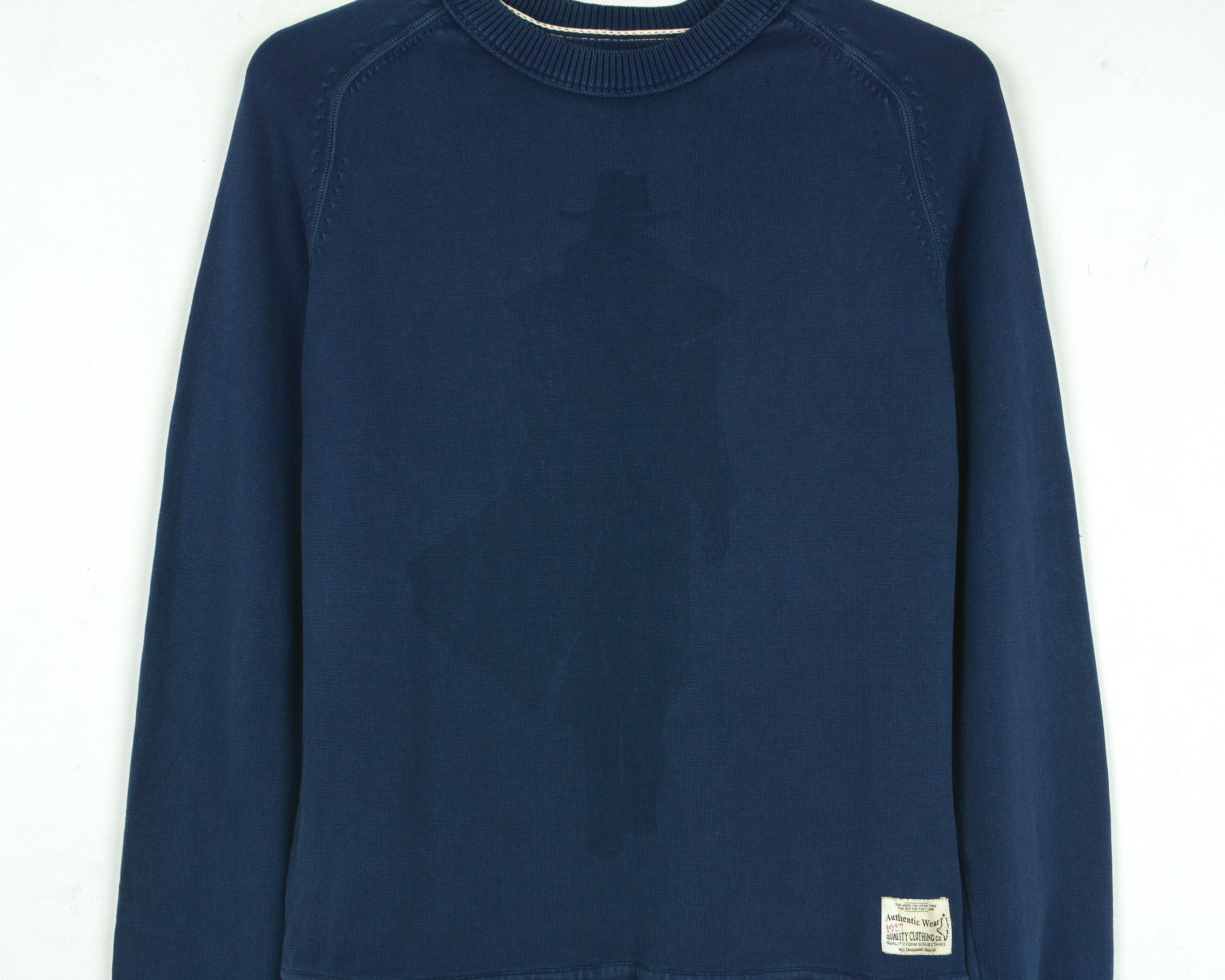 Marlboro Classics RUGGED REFINED Sweatshirt M Jumper Pullover Blue Crew Neck Size US M / EU 48-50 / 2 - 4 Thumbnail