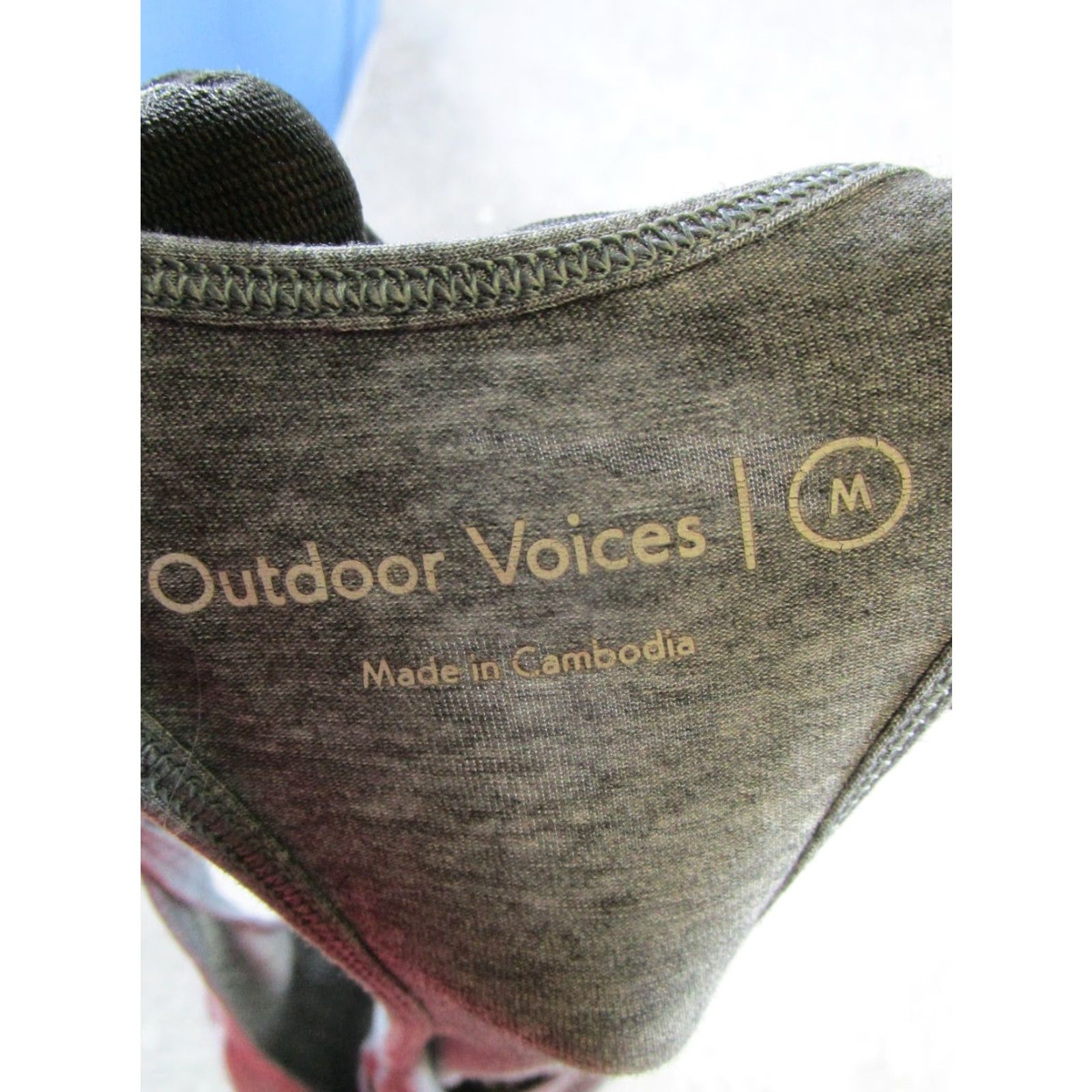 Outdoor Voices Outdoor Voices Tank Top Womens Medium Gray Running Sleeveless Racerback Athletic Size M / US 6-8 / IT 42-44 - 3 Thumbnail