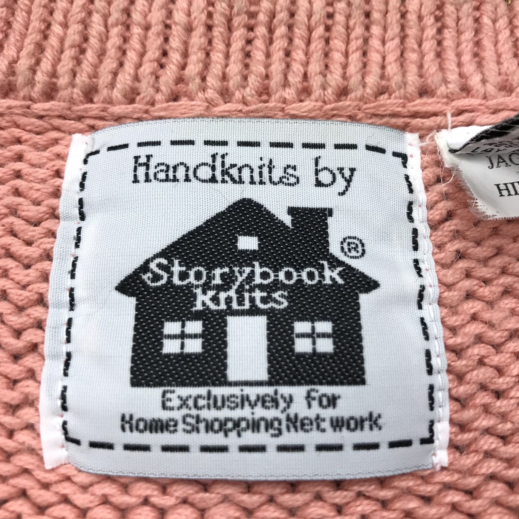 Vintage VINTAGE Storybook Knits Cardigan Sweater Womens L Pink 90s Floral Embroidered Knit Cotton Cottage Grandma AOP Ceremony? Size L / US 10 / IT 46 - 5 Thumbnail