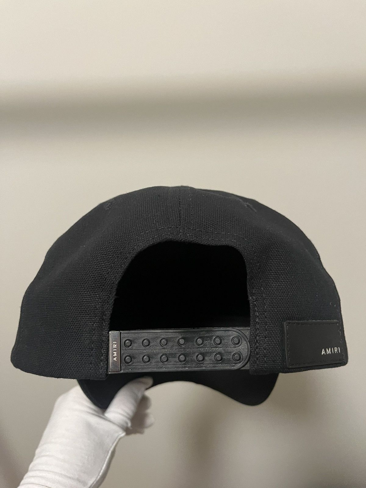 Amiri Amiri Black 'MA' Quad Canvas Cap Size ONE SIZE - 5 Thumbnail