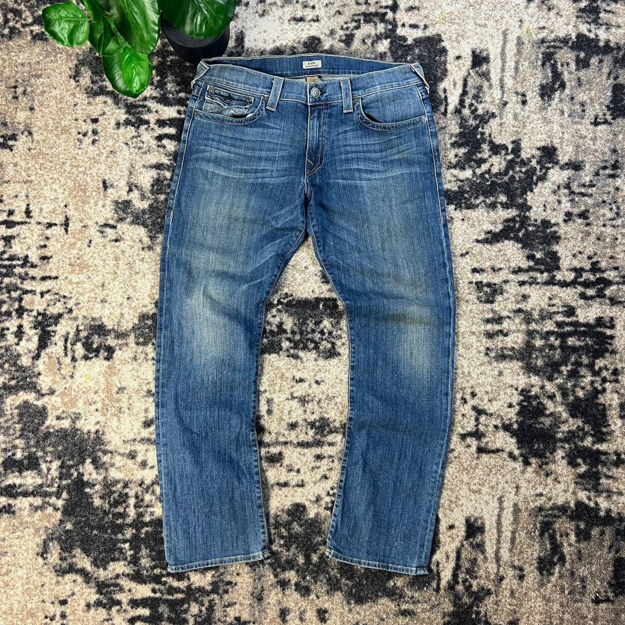 True Religion True Religion Vintage Y2K Big Logo Denim Jeans Size US 36 / EU 52 - 2 Thumbnail