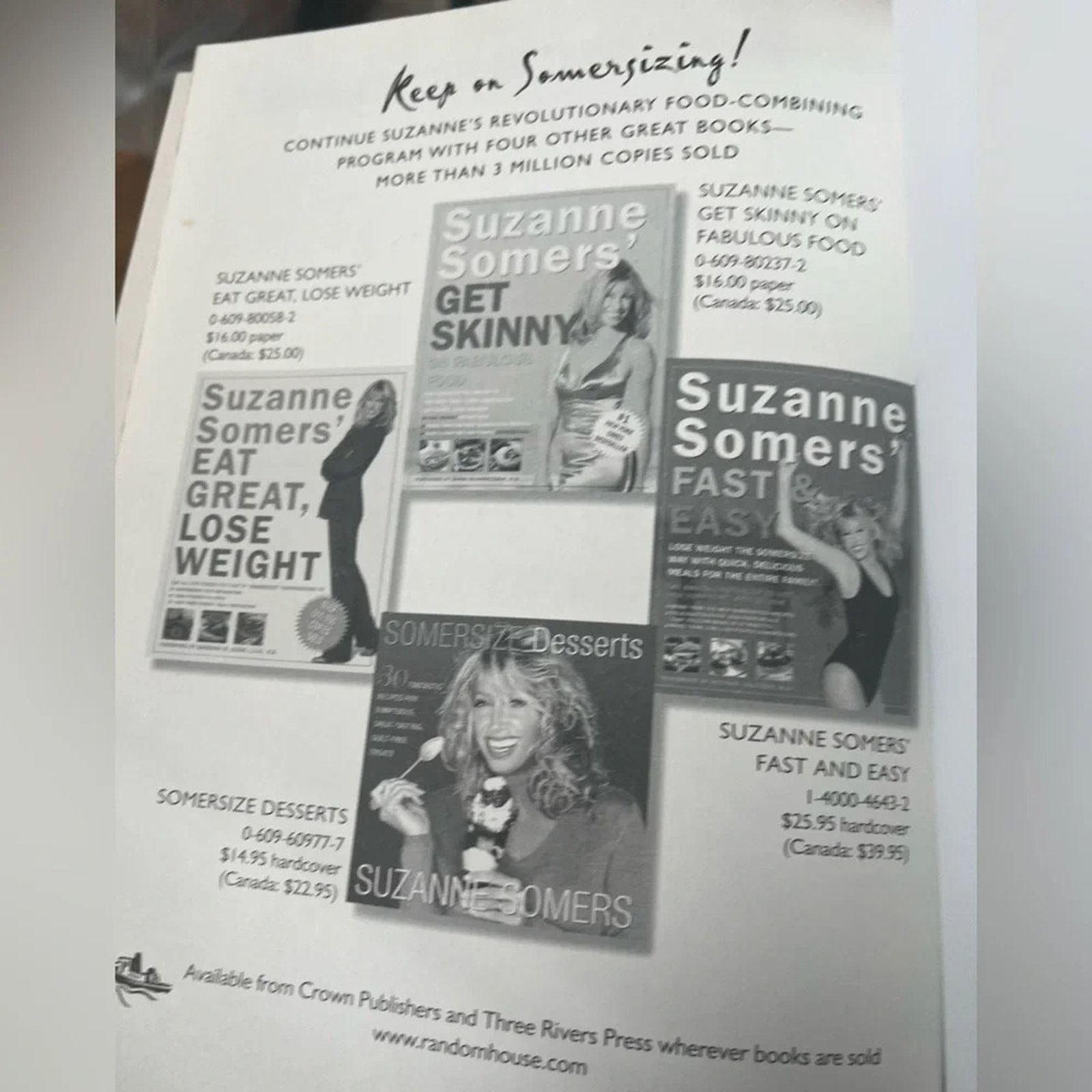 The Unbranded Brand Suzanne Somers “Eat, Cheat and Melt the Fat Away” Size ONE SIZE - 4 Thumbnail