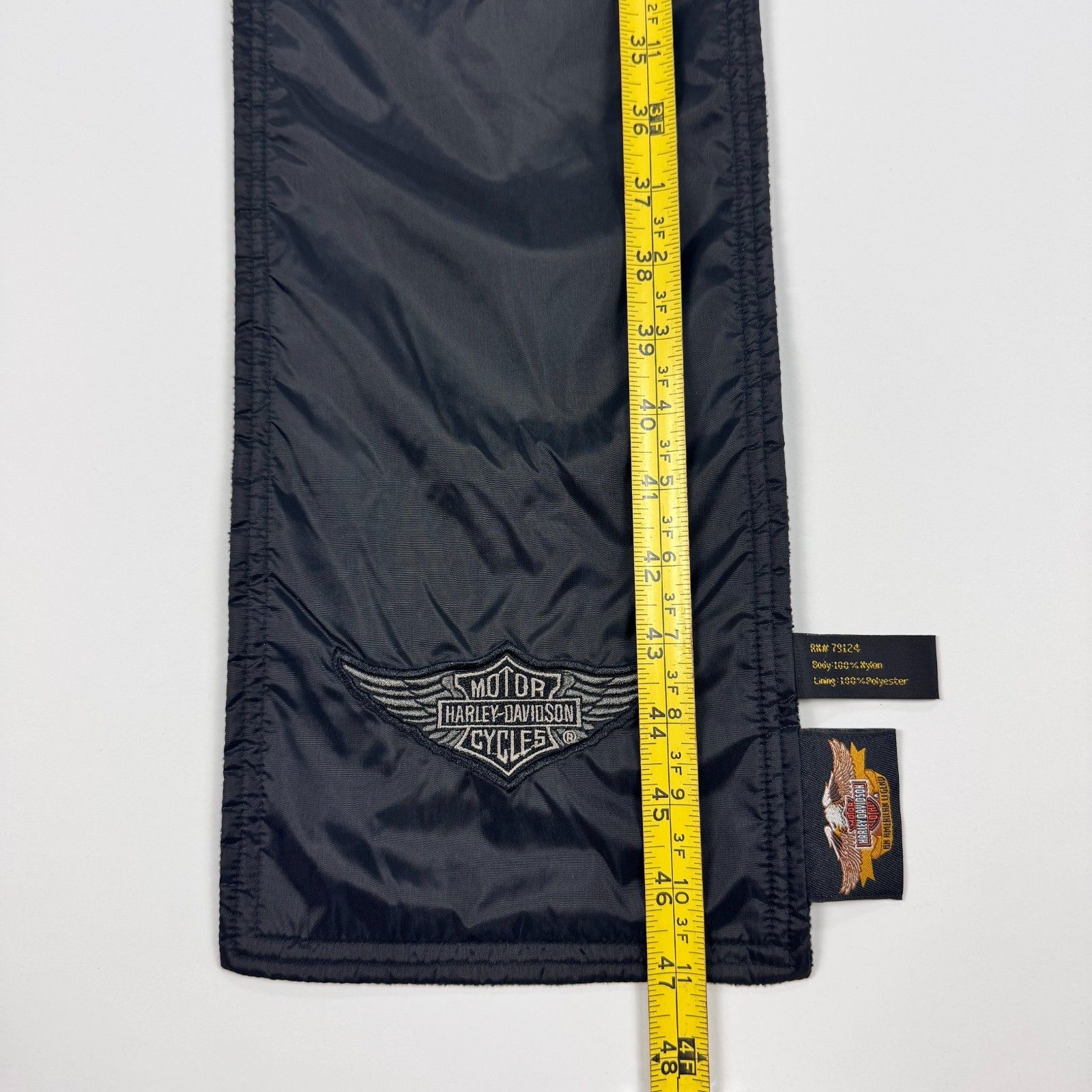 Harley Davidson Harley-Davidson Fleece Lined Embroidered Logo Scarf Size ONE SIZE - 6 Thumbnail