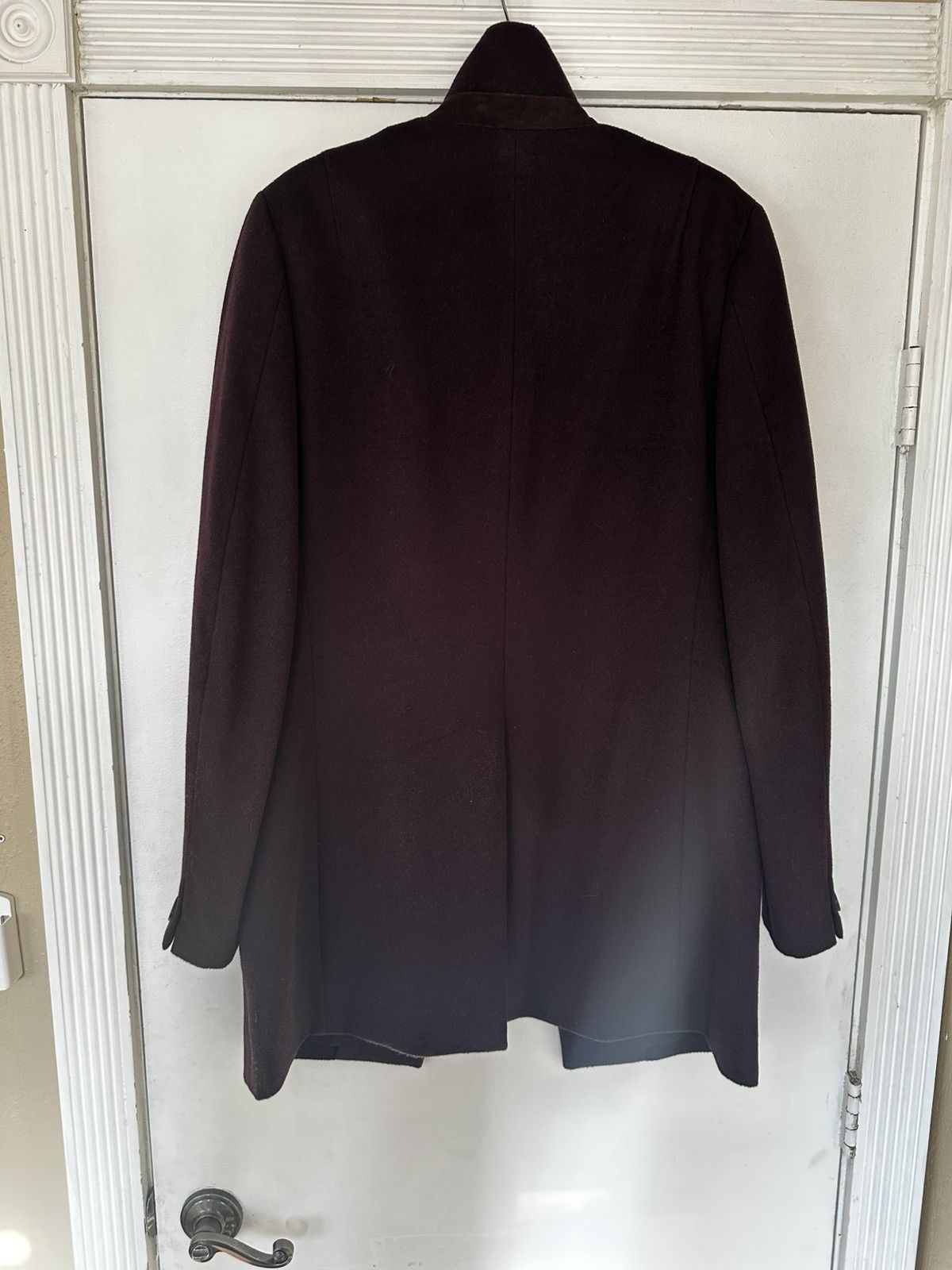 Allsaints AllSaints Manor Wool Coat - Wine Color Size US M / EU 48-50 / 2 - 2 Thumbnail