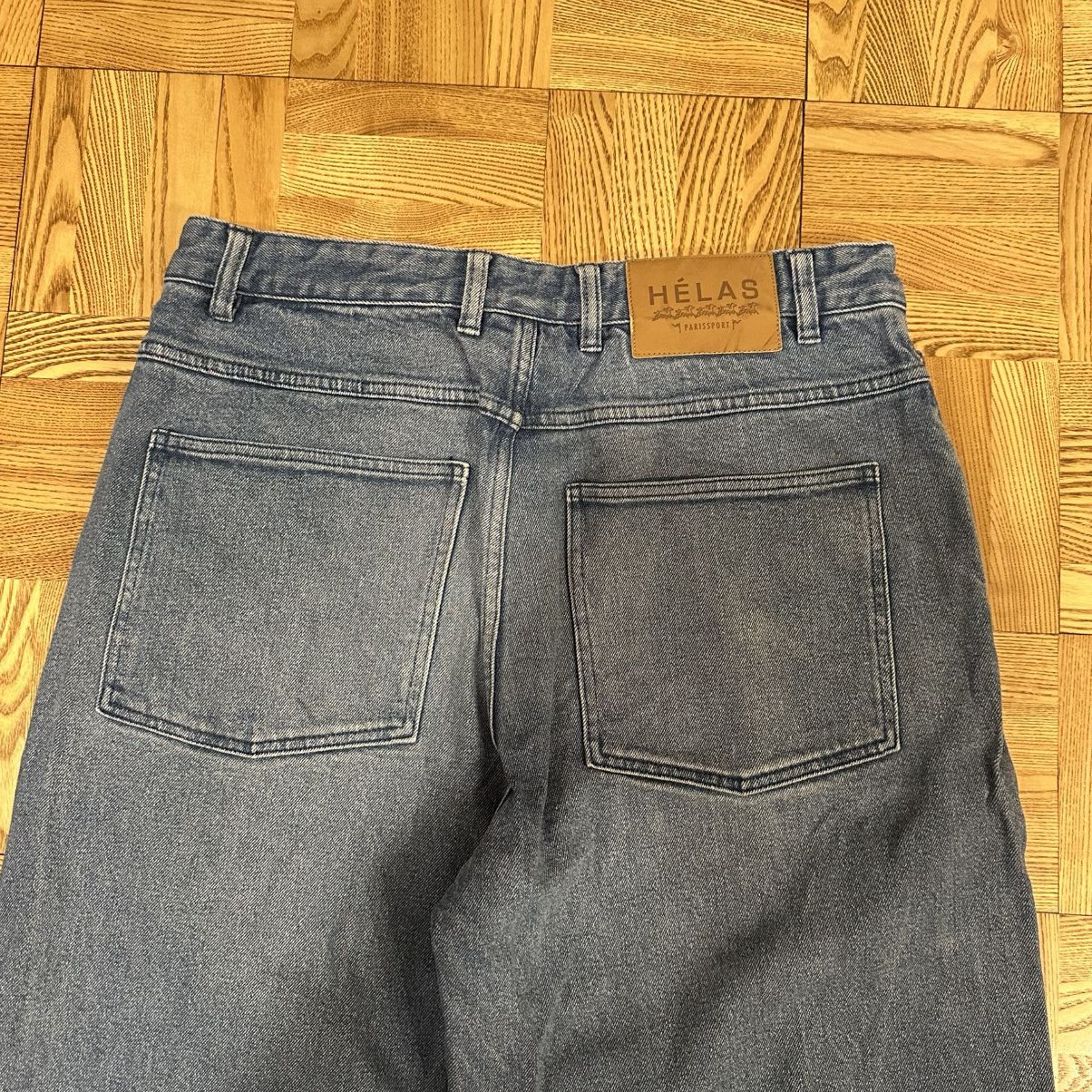 Helas Helas Reinforced Stiching Blue Denim Size US 33 - 3 Thumbnail