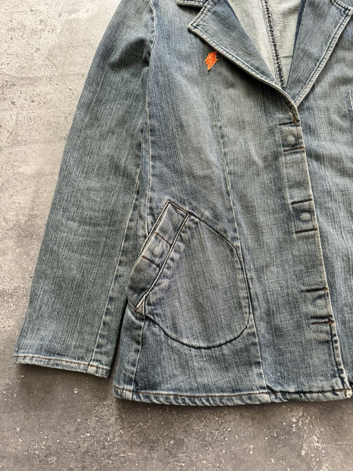 W&LT W&LT Walter Van Beirendonck Women’s Denim Jacket Size XS / US 0-2 / IT 36-38 - 5 Thumbnail