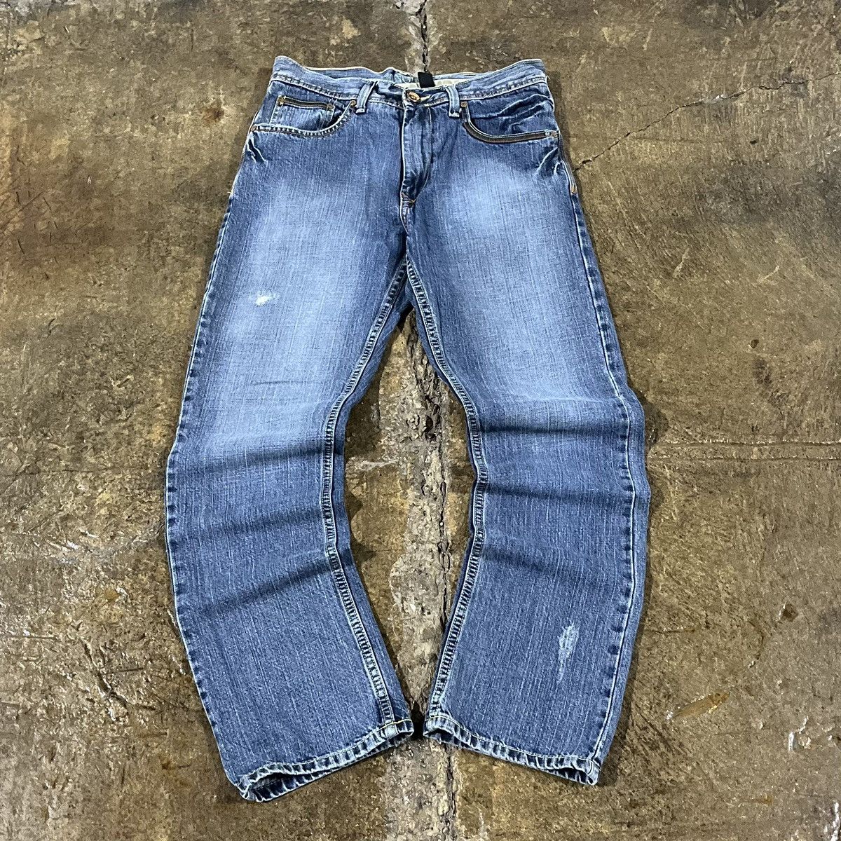 Affliction × Southpole × Vintage Crazy Vintage Y2K Affliction Style Grunge Embroidered Jeans Size US 30 / EU 46 - 2 Thumbnail