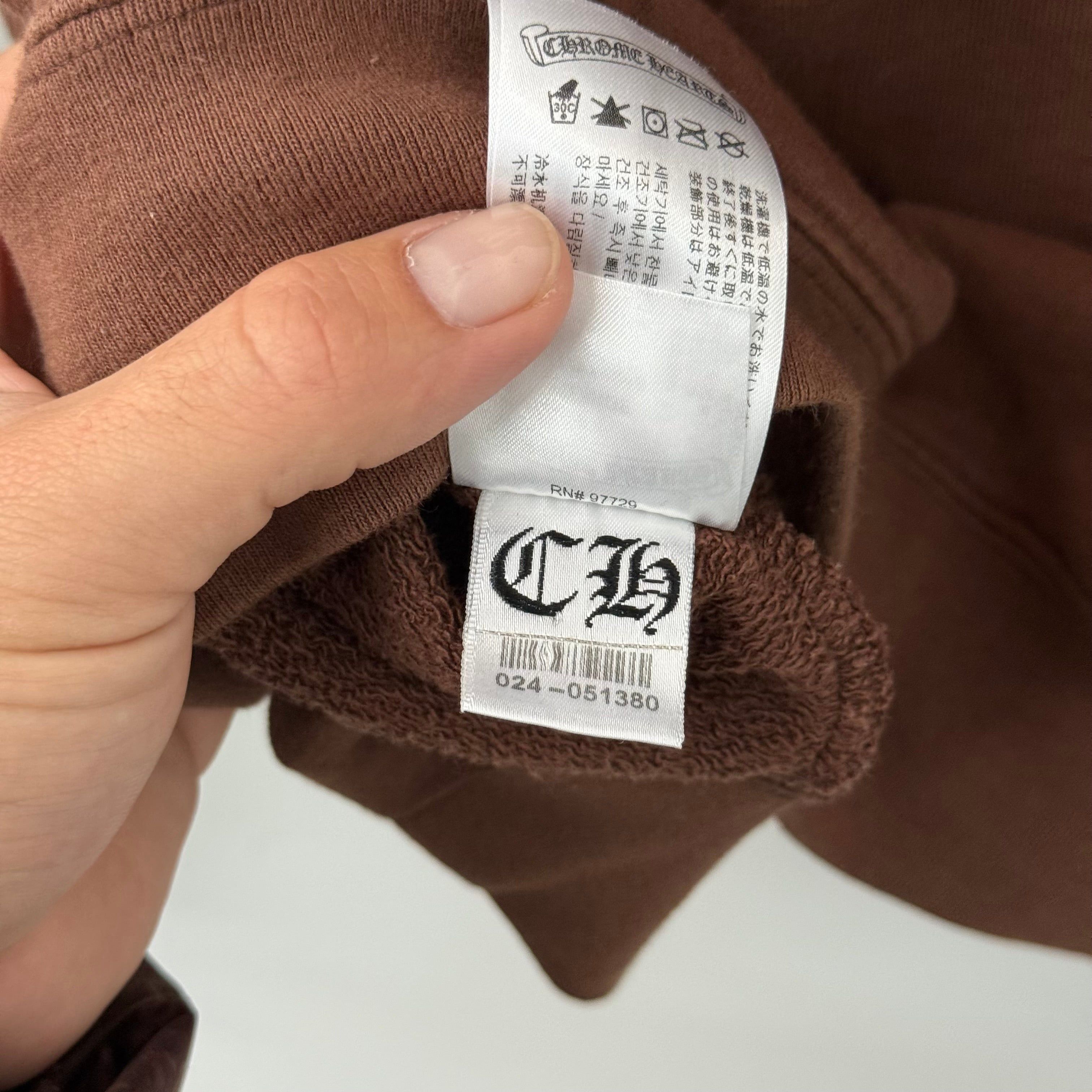 Chrome Hearts Chrome Hearts Matty Boy Structure Hoodie Brown - Size L Size US L / EU 52-54 / 3 - 7 Thumbnail