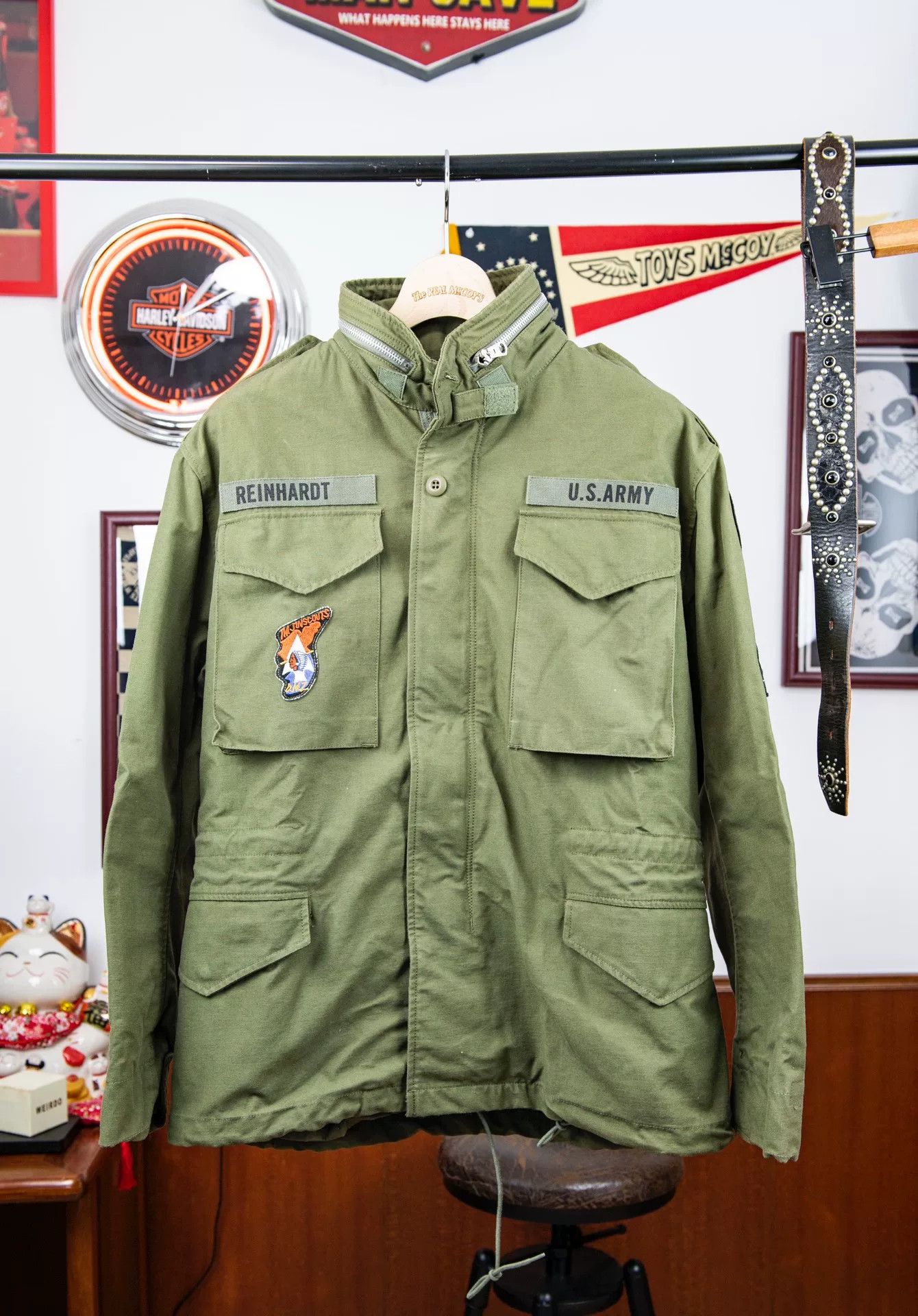 The Real McCoy's Toys McCoy M65 Jacket with Lennon Patch Size US L / EU 52-54 / 3 - 1 Thumbnail