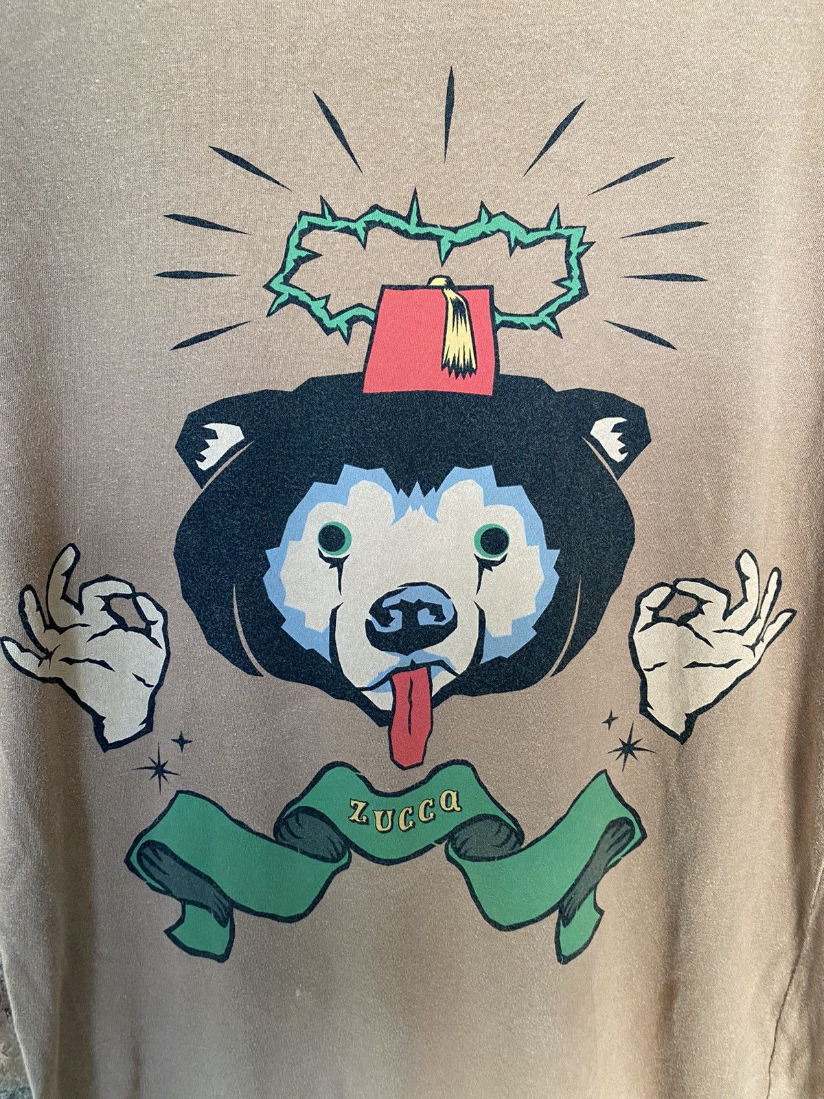 CABANE de ZUCCa × Issey Miyake × Japanese Brand Vtg Bear and Magician tee Size US M / EU 48-50 / 2 - 3 Thumbnail