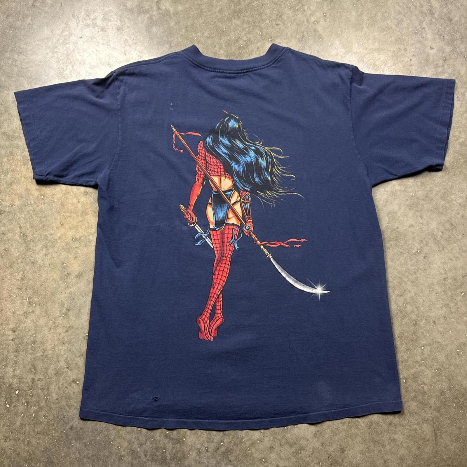 Changes Shi Lady Death Crusade Comics 1997 Vintage Ninja T-Shirt Size US XL / EU 56 / 4 - 2 Thumbnail