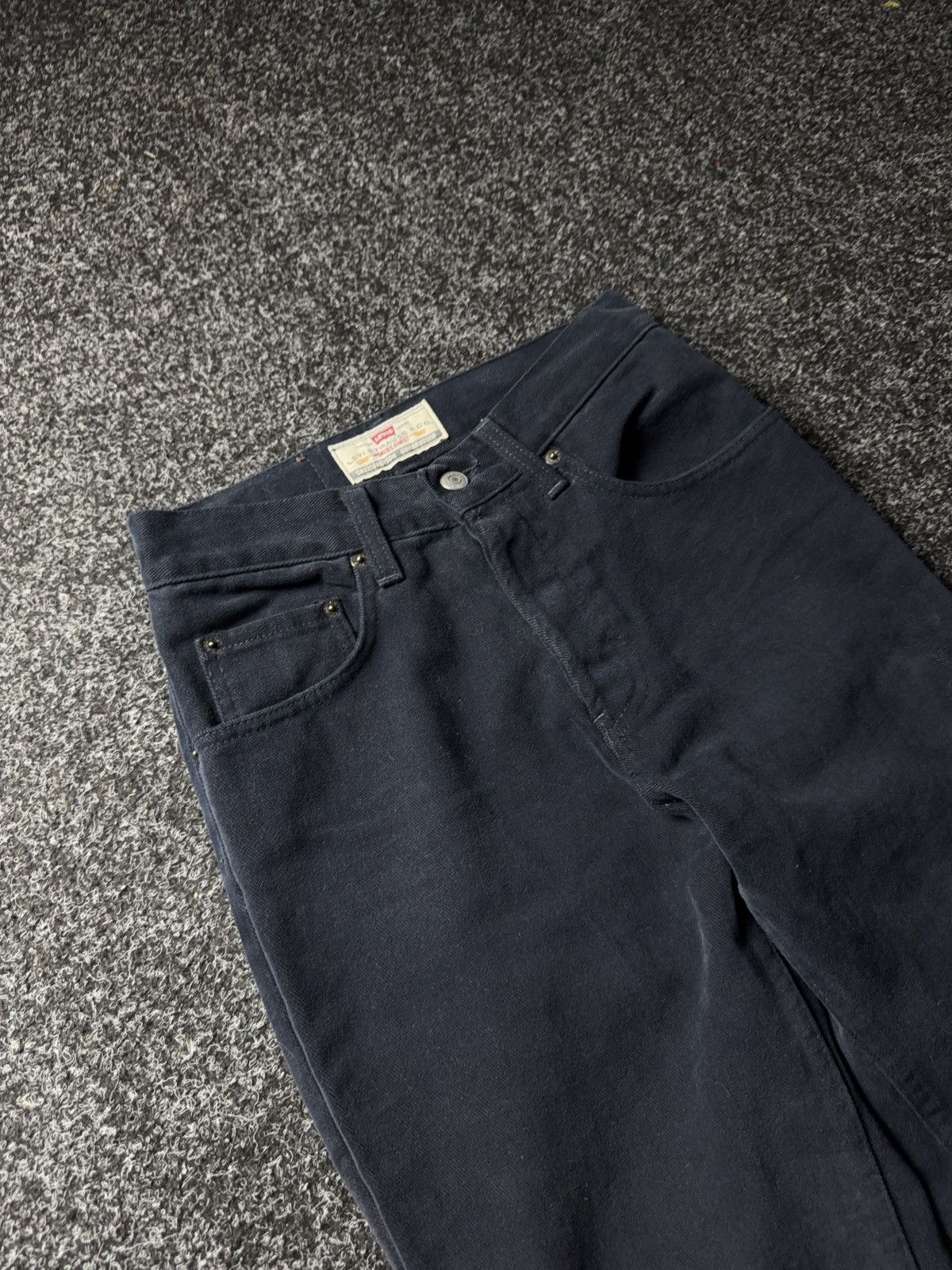 Levi's Vintage Clothing Rare RETRO 80s Levi’s 440 Navy Corduroy Pants Made in It Size 27" / US 4 / IT 40 - 7 Thumbnail