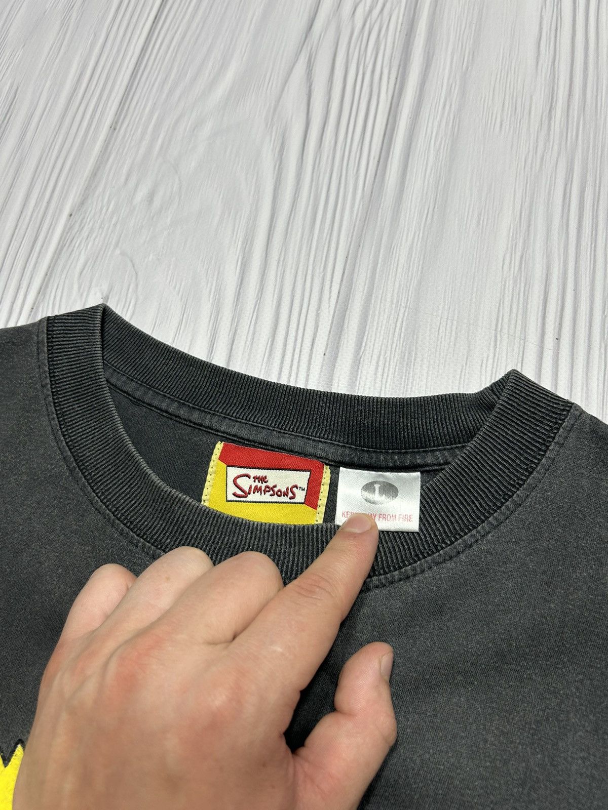 Vintage Rare Vintage The Simpsons Bart Censored T-Shirt Size US L / EU 52-54 / 3 - 10 Thumbnail