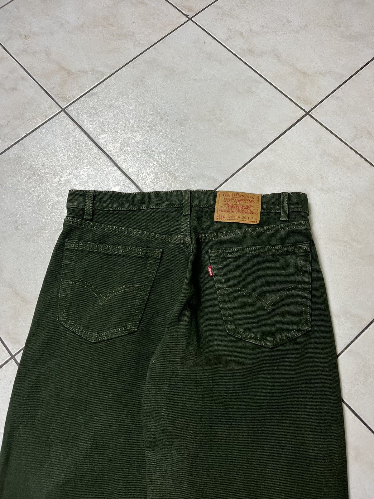 Levi's × Vintage Vintage Levi’s 555 relaxed fit baggy denim jeans y2k pants Size US 36 / EU 52 - 15 Thumbnail