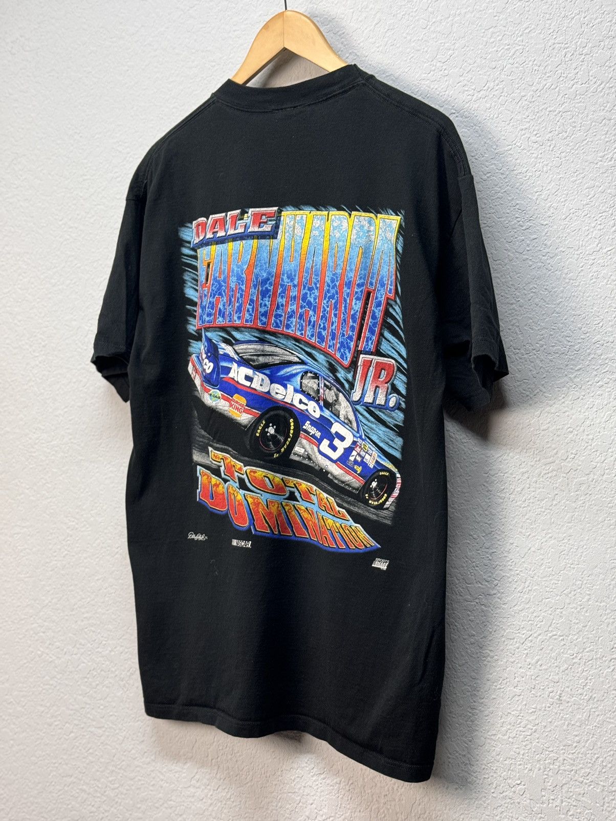 Band Tees × NASCAR × Vintage Vtg Vintage Dale Earnhardt Jr Total Domination 1998 Nascar Size US L / EU 52-54 / 3 - 8 Thumbnail