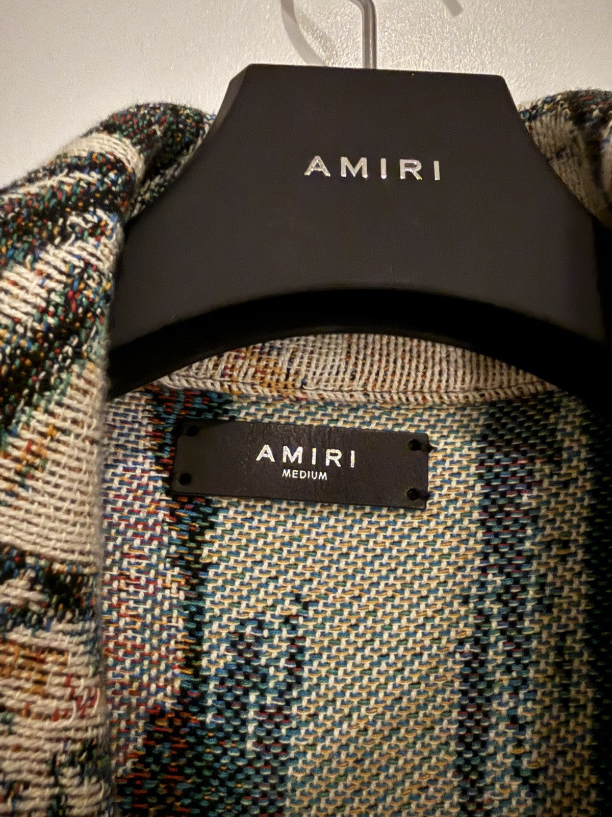Amiri × Wes Lang Amira x Wes Lang Tapestry Blood 38 Shirt - Alabaster Size US M / EU 48-50 / 2 - 6 Thumbnail