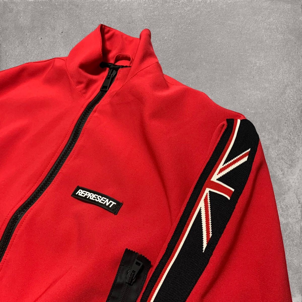 Represent Clo. Represent Medium United Jack Red Zip Track Jacket 2018 Size US M / EU 48-50 / 2 - 3 Thumbnail