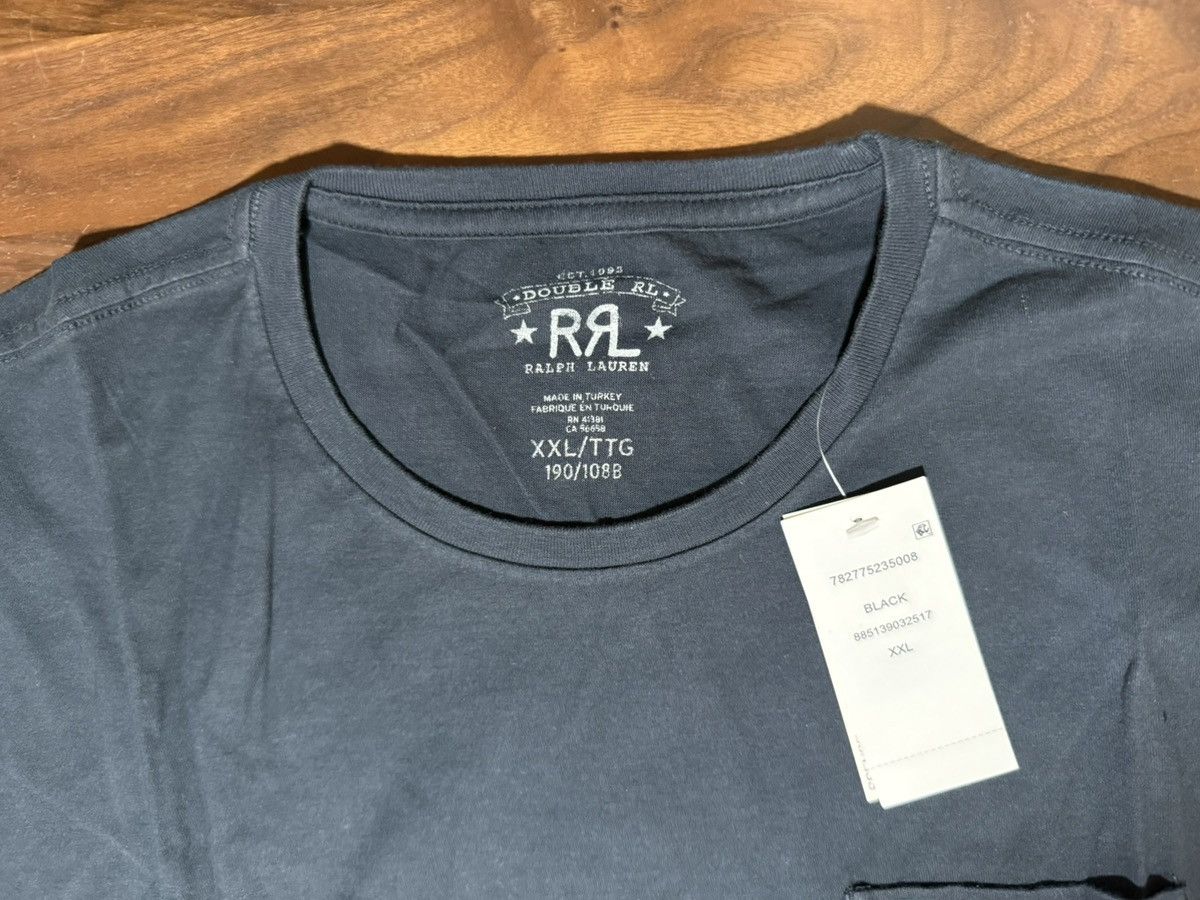 RRL Ralph Lauren Ralph Lauren RRL Pocket Tee in Black T-Shirt Men’s Size XXL Size US XXL / EU 58 / 5 - 2 Thumbnail