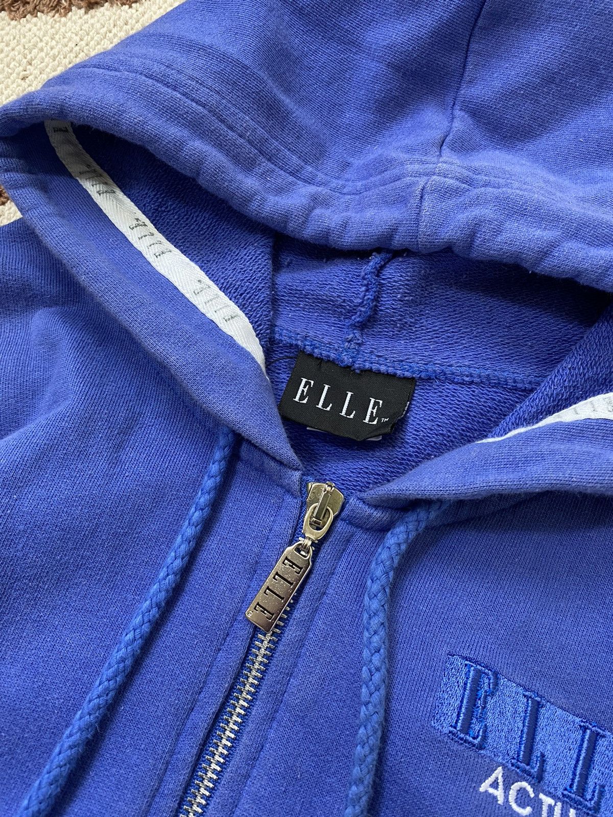 Vintage VINTAGE ELLE SPORT CROP ZIP HOODIE Size S / US 4 / IT 40 - 5 Thumbnail